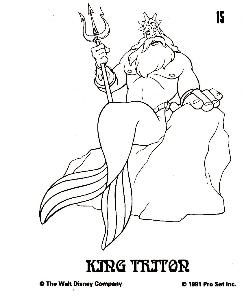 Download 32 King Triton Coloring Pages PNG PDF File