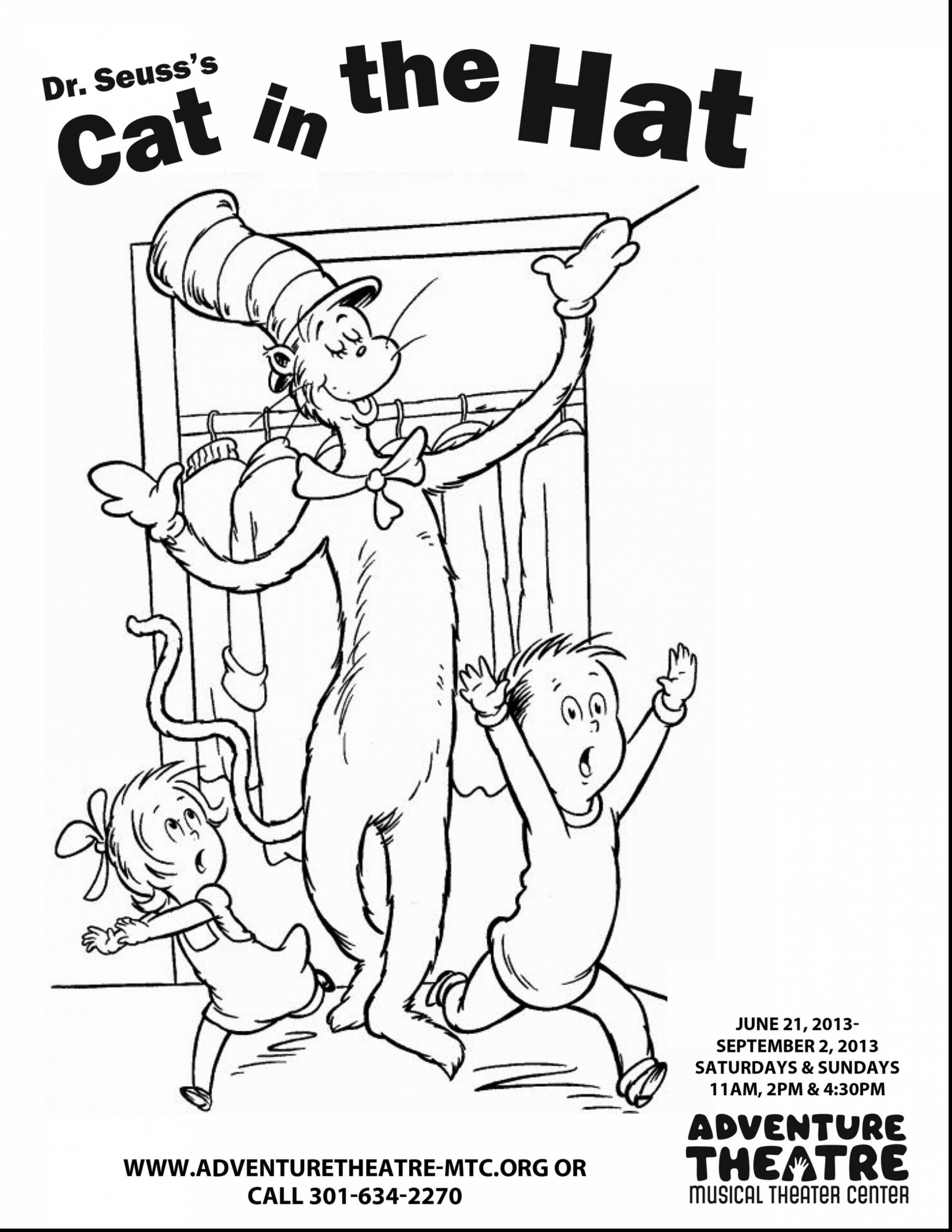 Dr Seuss Printable Coloring Sheets
