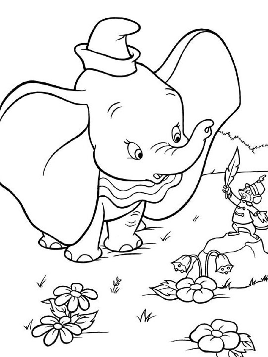 Dumbo Coloring Pages To Download And Print For Free