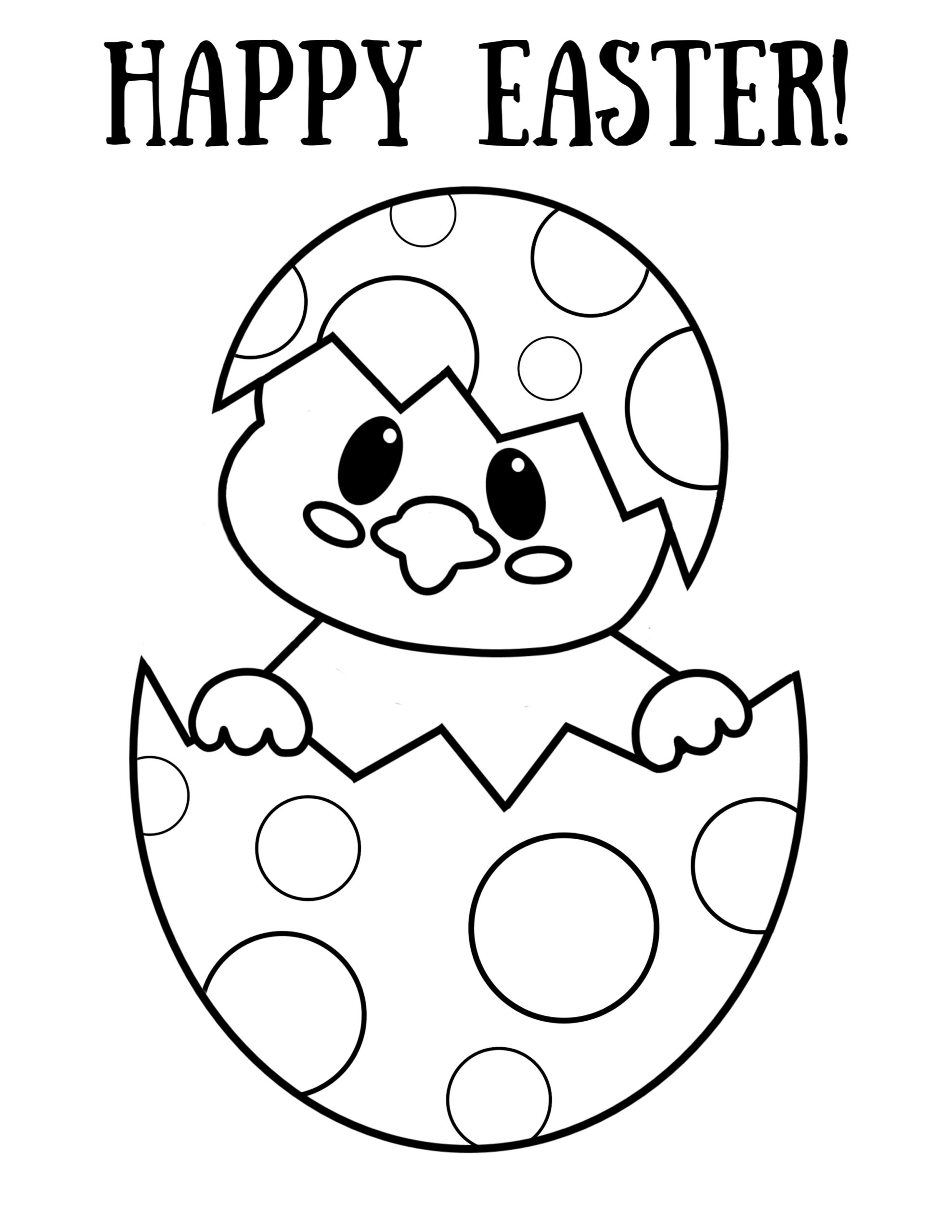 Free Easter Coloring Pages Printables