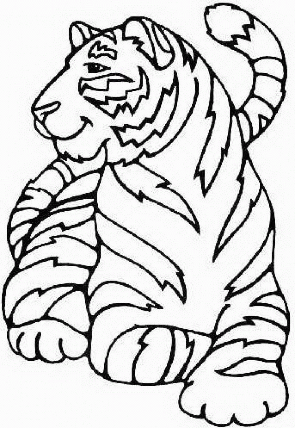 Easy Animal Coloring Pages For Kids Coloring Home