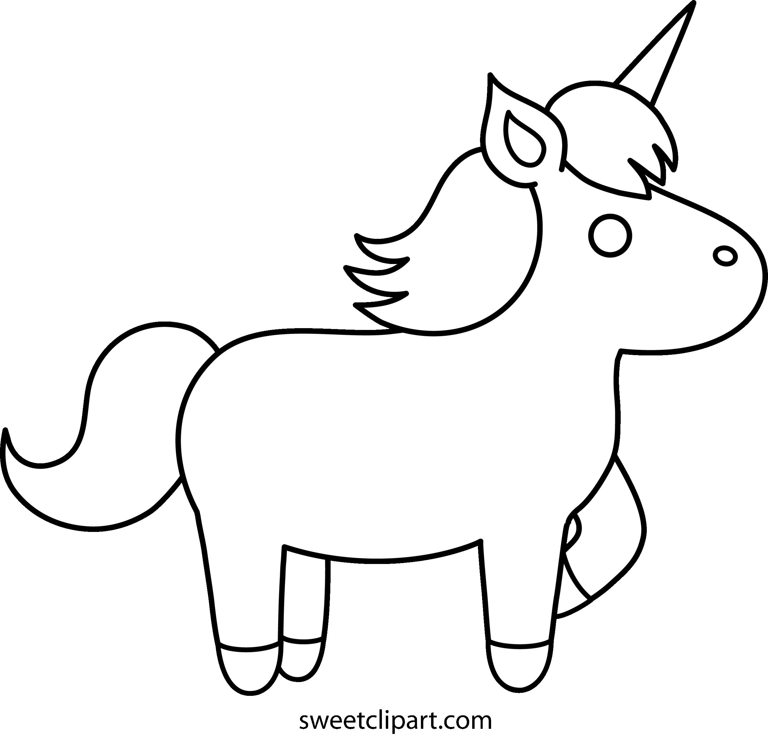Easy Unicorn Coloring Pages At GetColorings Free Printable Colorings Pages To Print And Color