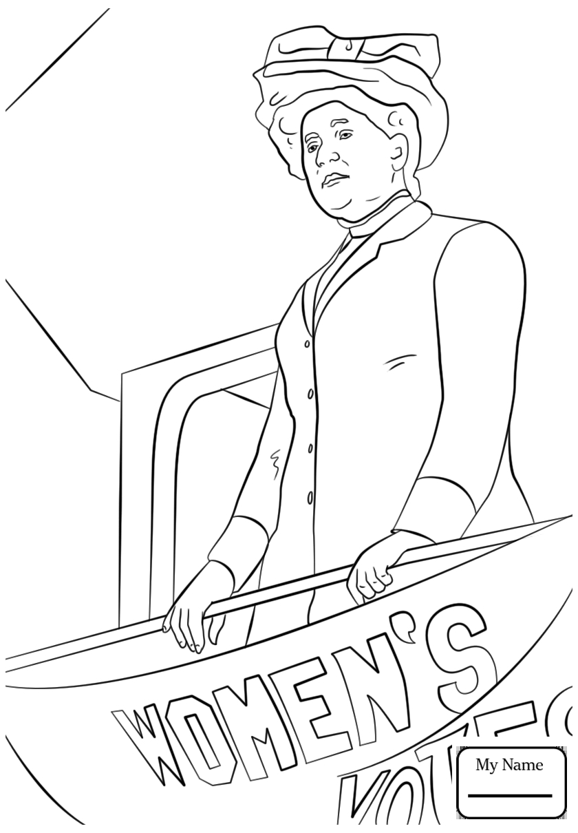 Eleanor Roosevelt Coloring Page To Print Coloring Pages