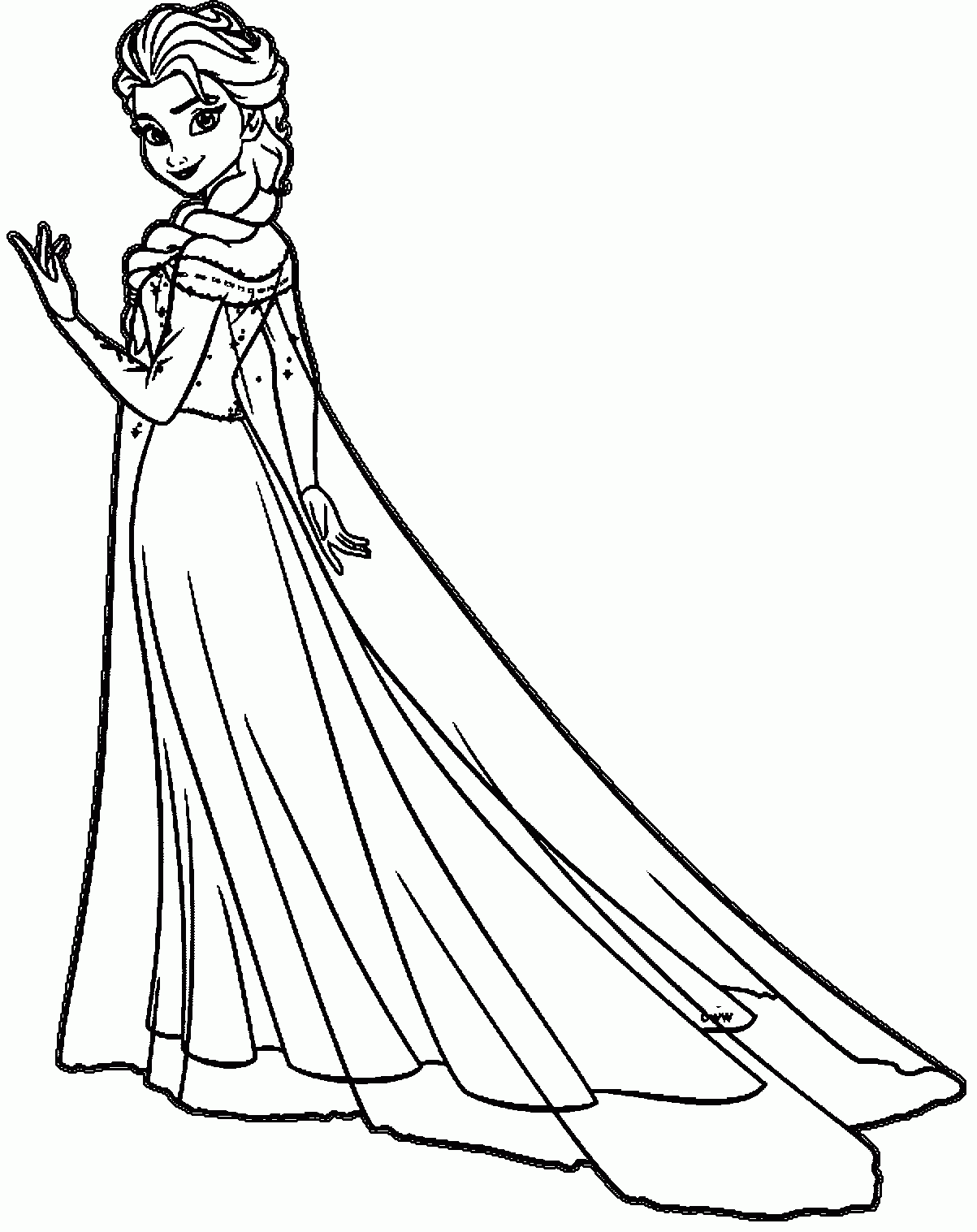 Elsa Coloring Pages Coloring Home