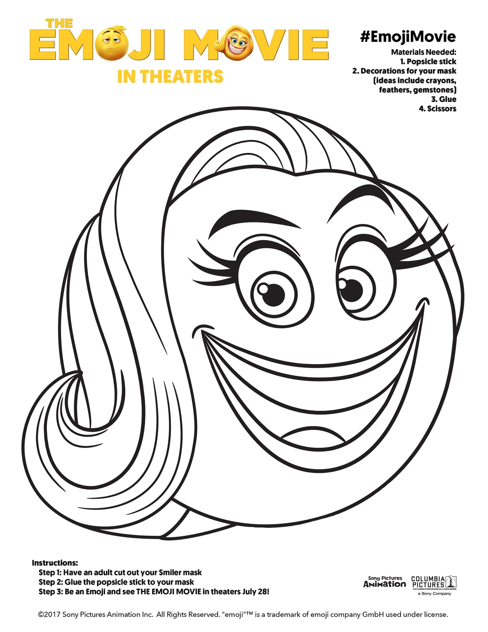 Emoji Movie Coloring Pages At GetColorings Free Printable Colorings Pages To Print And Color