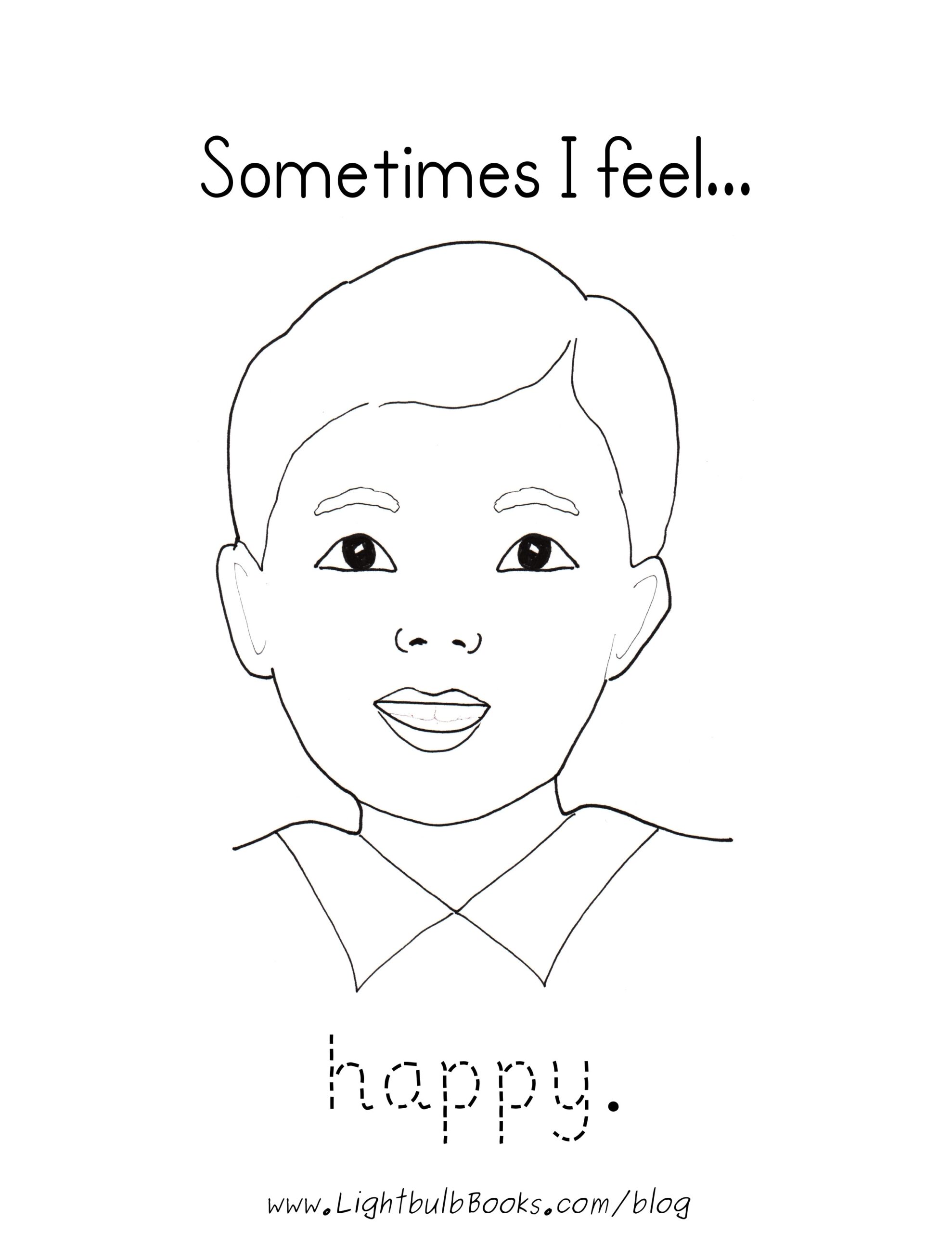 Emotions And Feelings Coloring Pages Download And Print For Free