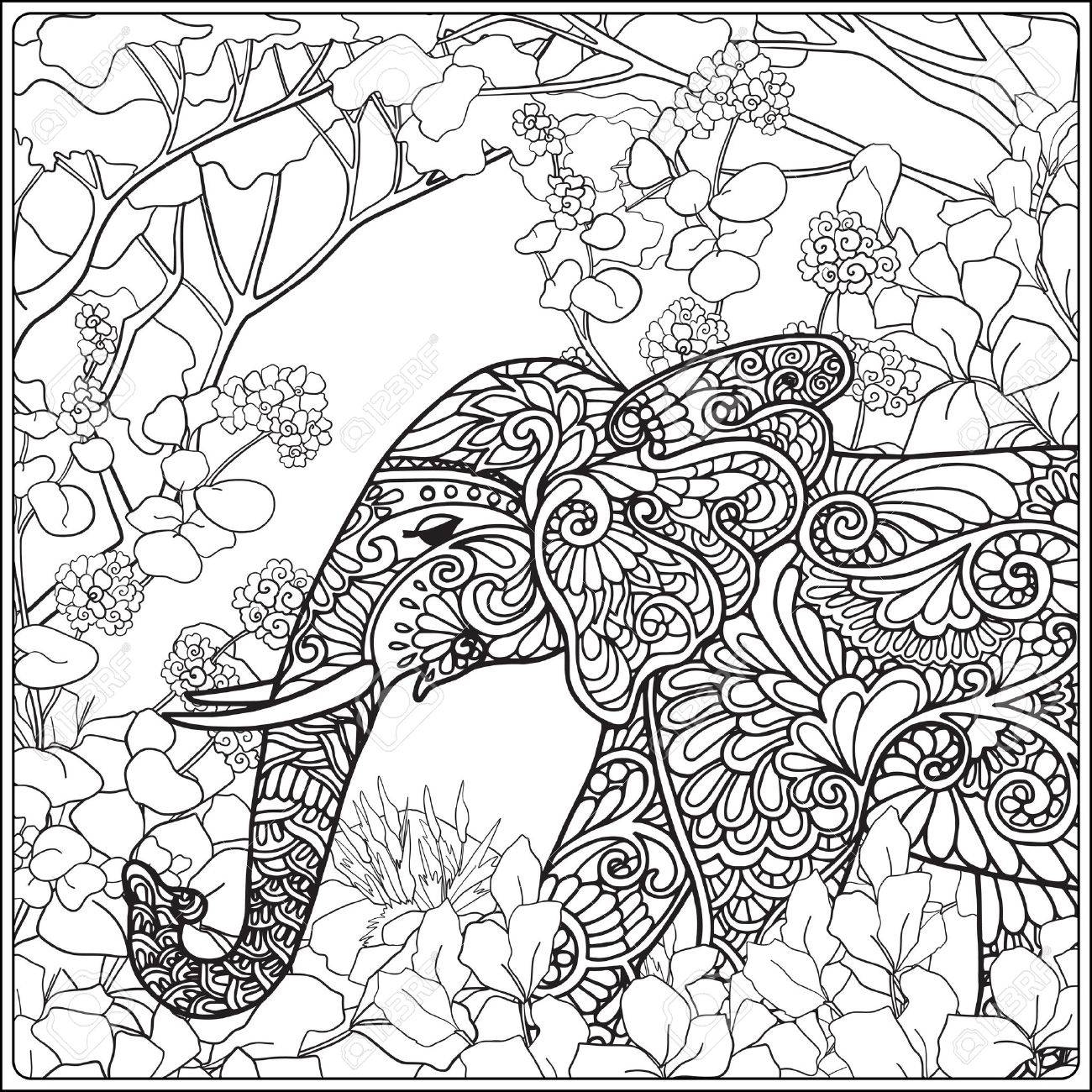 Enchanted Forest Coloring Pages Printable