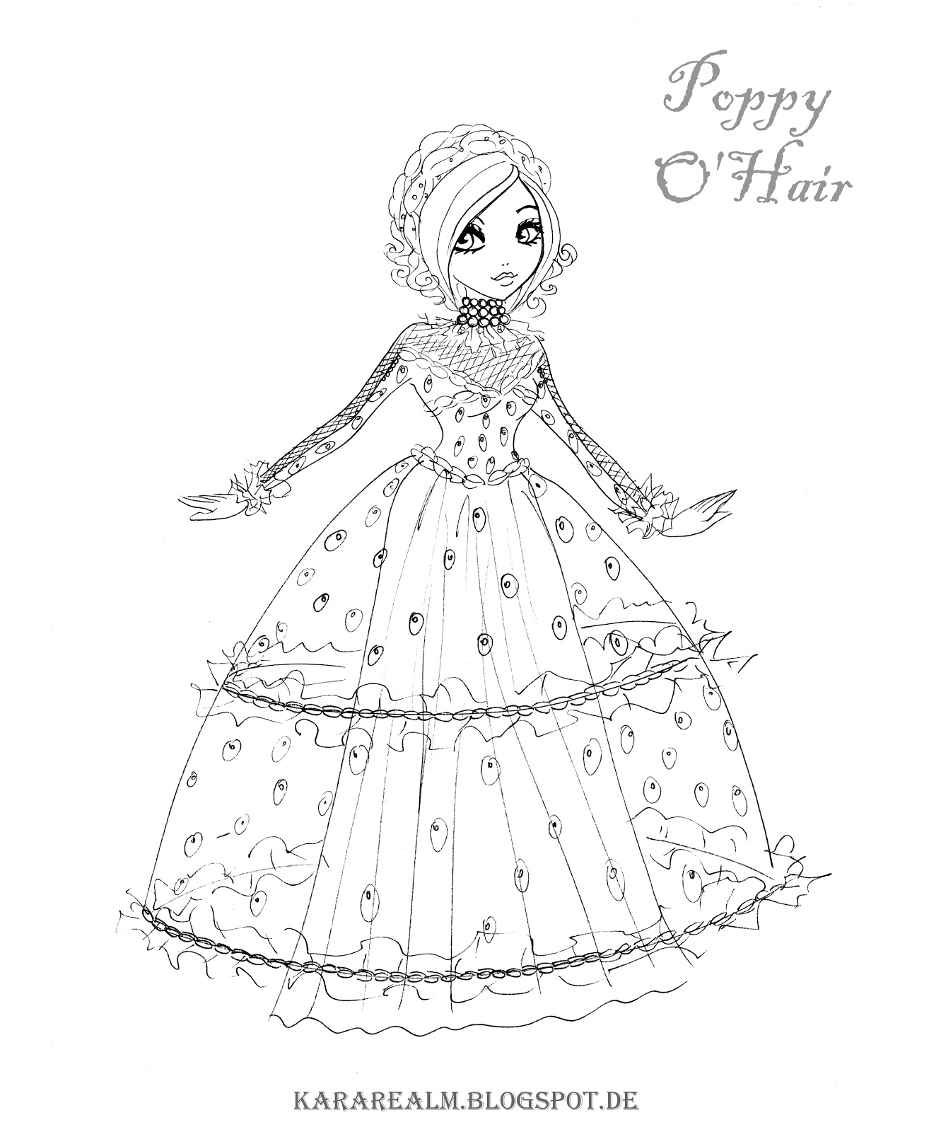 Ever After High Coloring Pages Madeline Hatter At GetColorings Free Printable Colorings