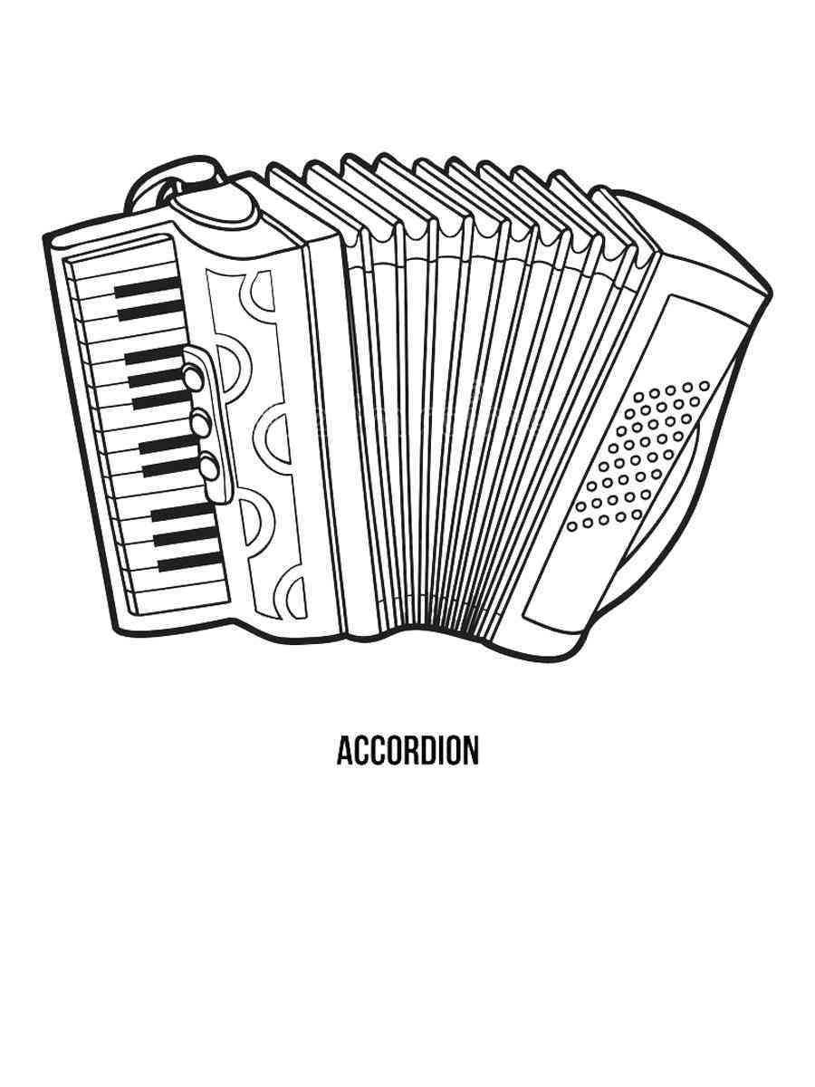 Explore 83 Newest Accordion Coloring Pages Free To Print And Download Shill Art