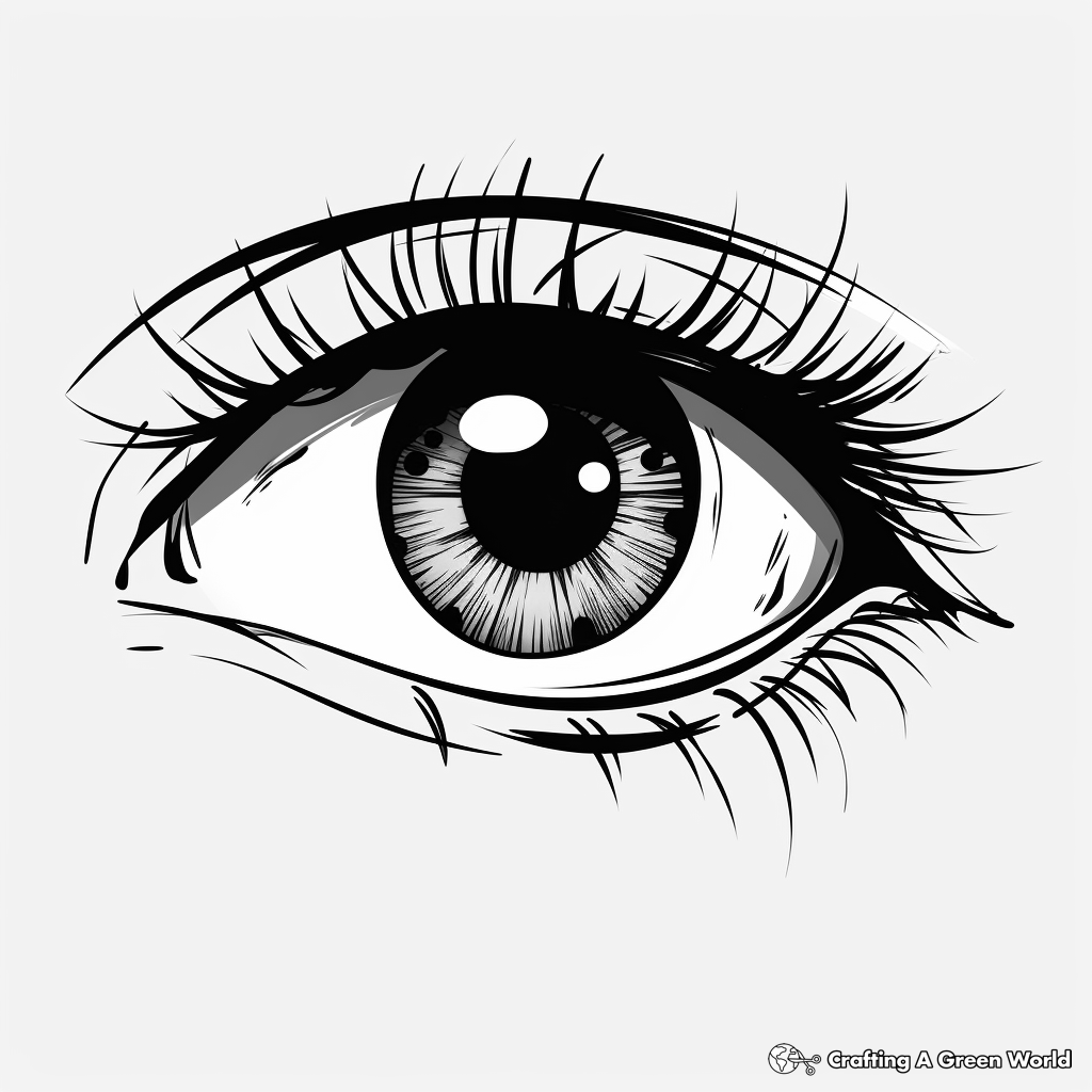 Eye Coloring Pages Free Printable