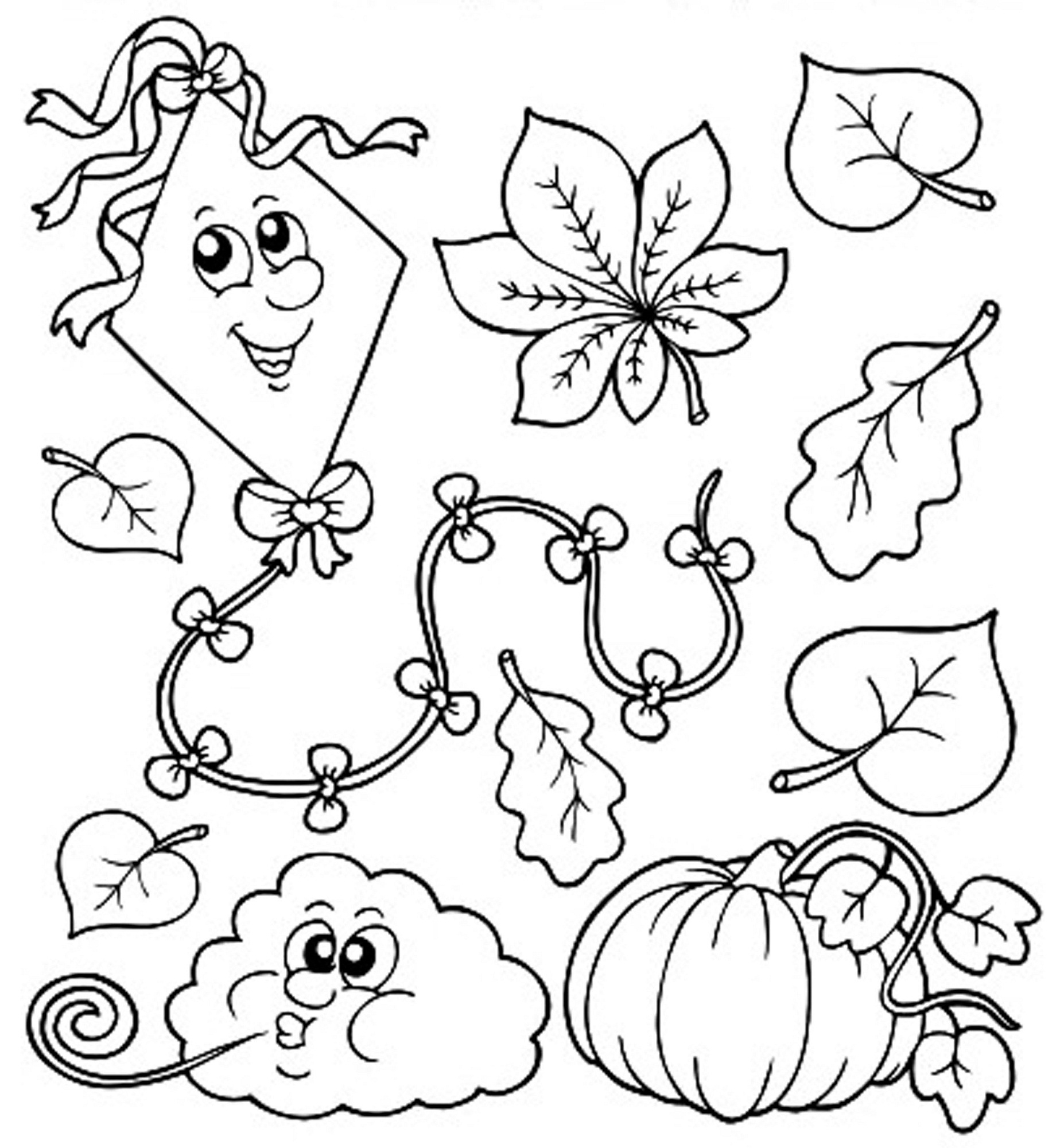 Fall Coloring Pages Printable Free