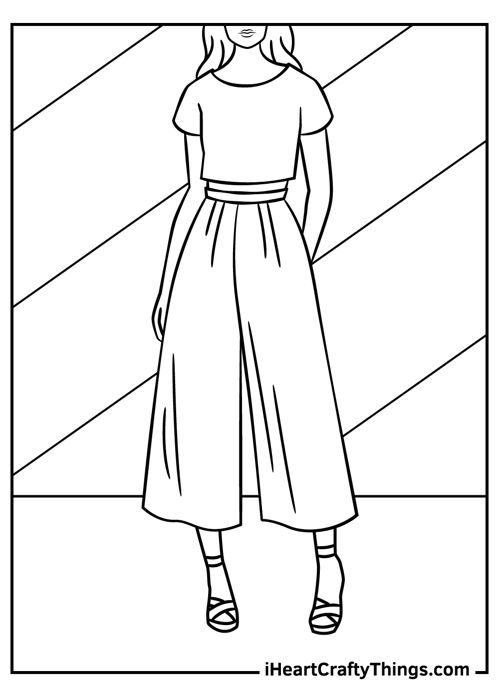 Fashion Design Coloring Sheets Coloring Pages