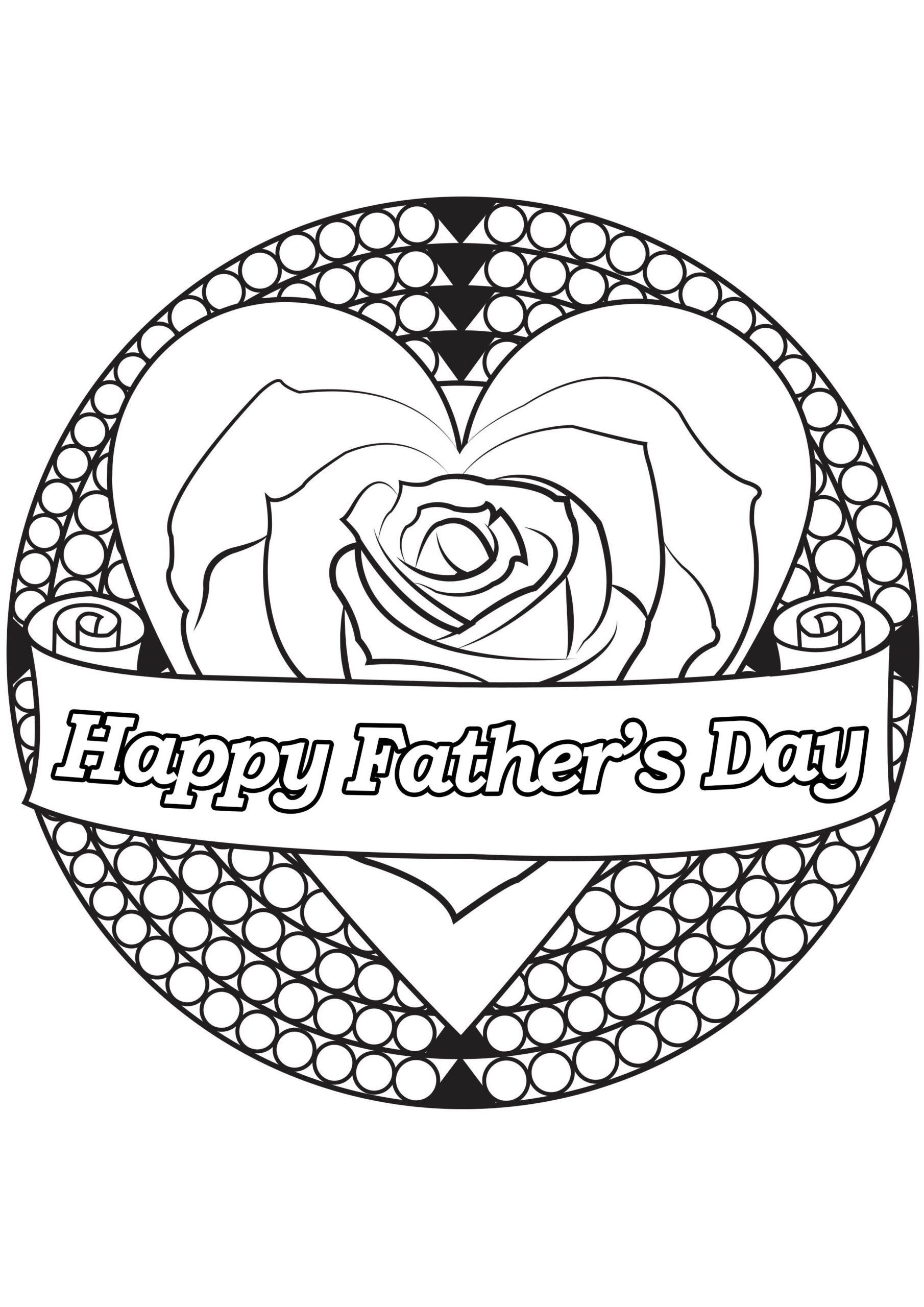 Father S Day 3 Father S Day Adult Coloring Pages