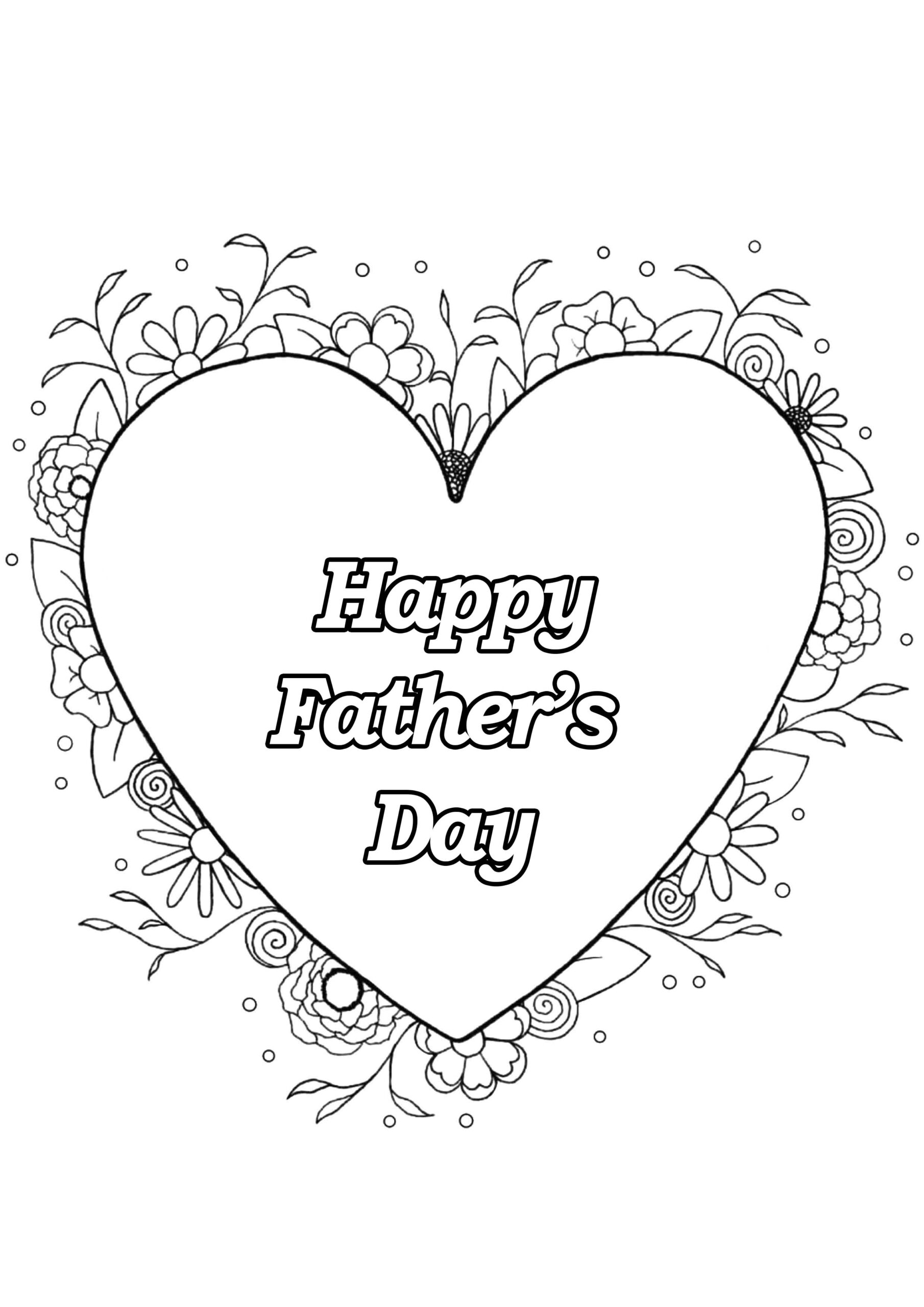 Father S Day 4 Father S Day Adult Coloring Pages