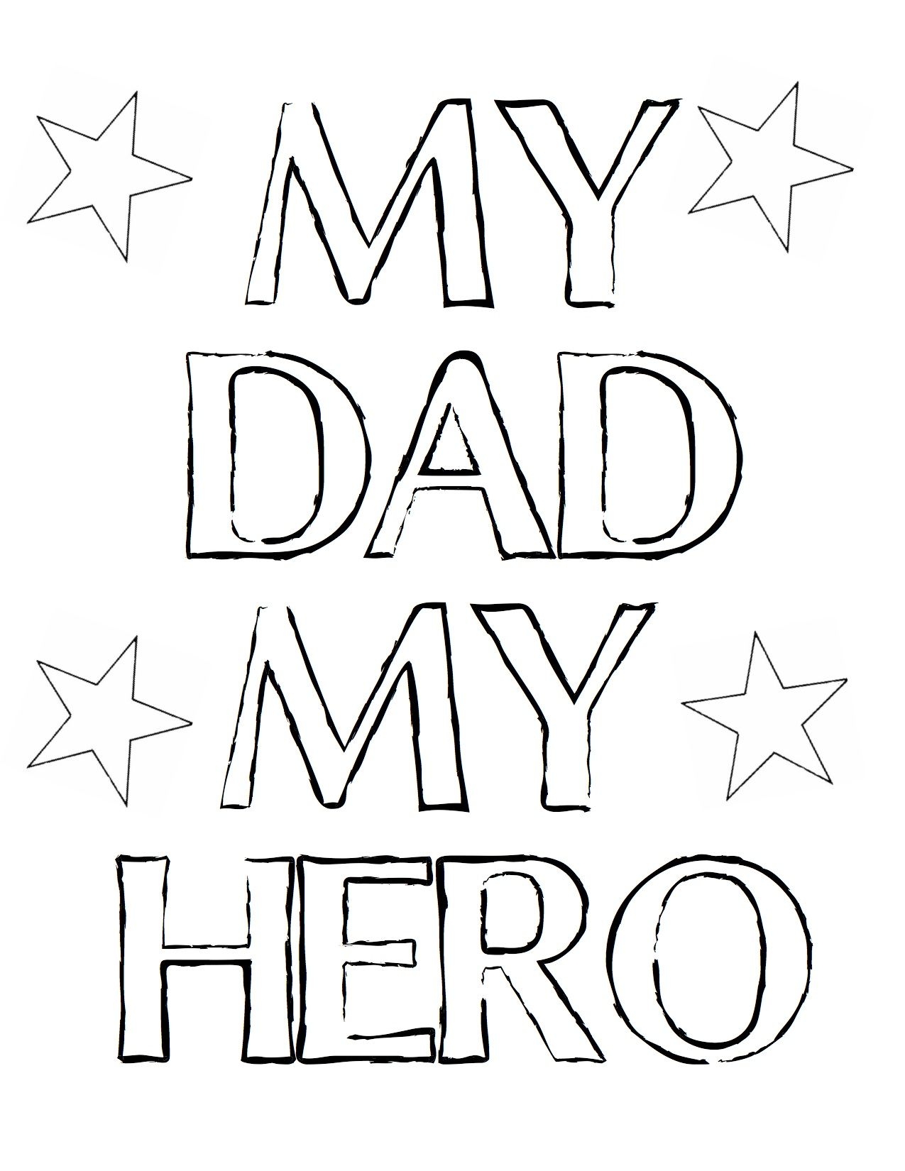 Fathers Day Colorable Free Printable At TheDIYvillage Fathers Day Coloring Page Happy