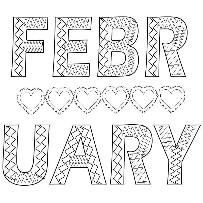 Free Printable Coloring Pages February
