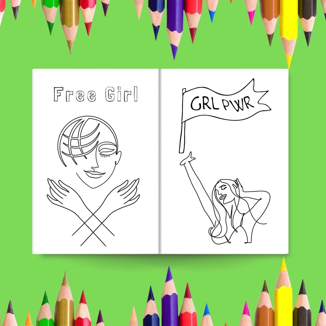 Feminist Coloring Pages Pdf Printable