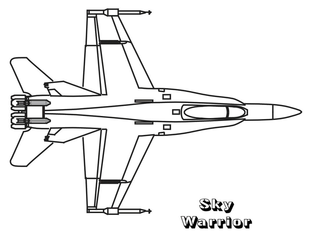 Ferocious Fighter Jet Coloring Page Free Printable Coloring Pages For Kids