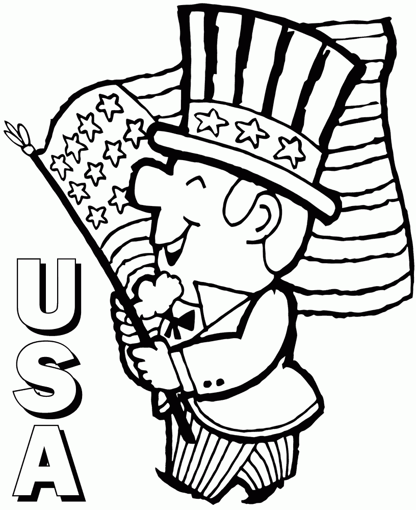 Flag Day Coloring Pages Best Coloring Pages For Kids