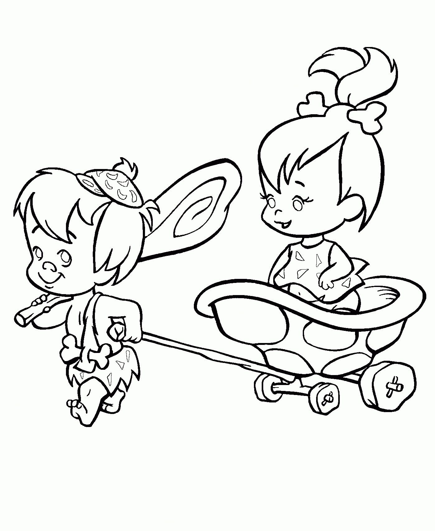 Flintstones Coloring Pages Download And Print For Free