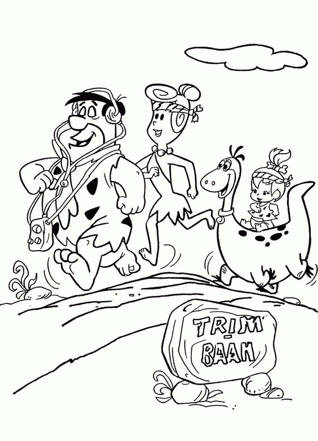 Flintstones Coloring Pages