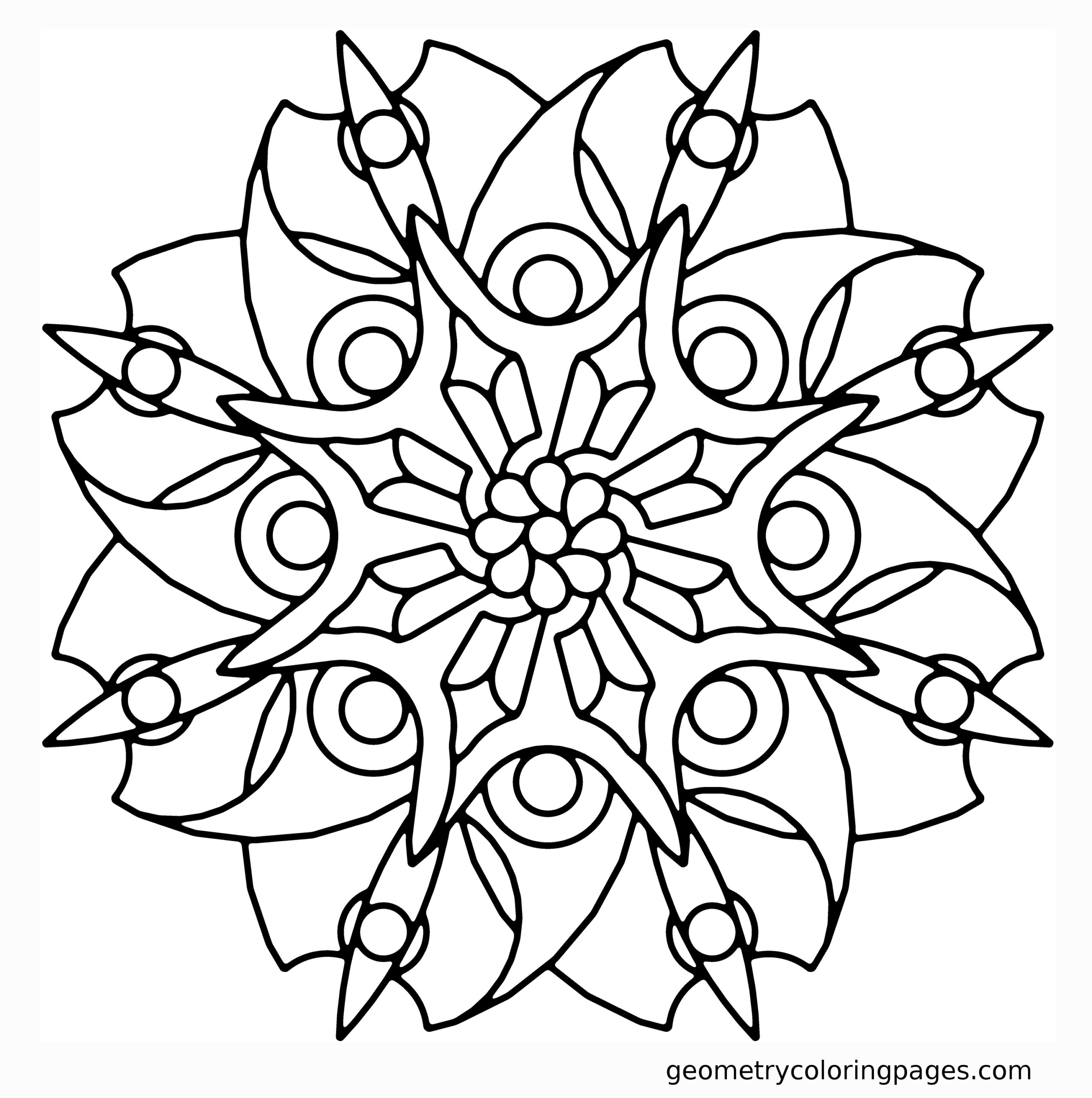 Flower Mandala Coloring Pages Printable