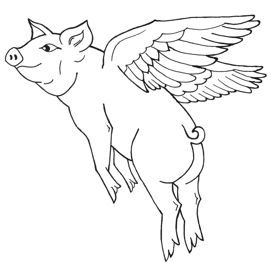 Flying Pigs Coloring Pages At GetColorings Free Printable Colorings Pages To Print And Color