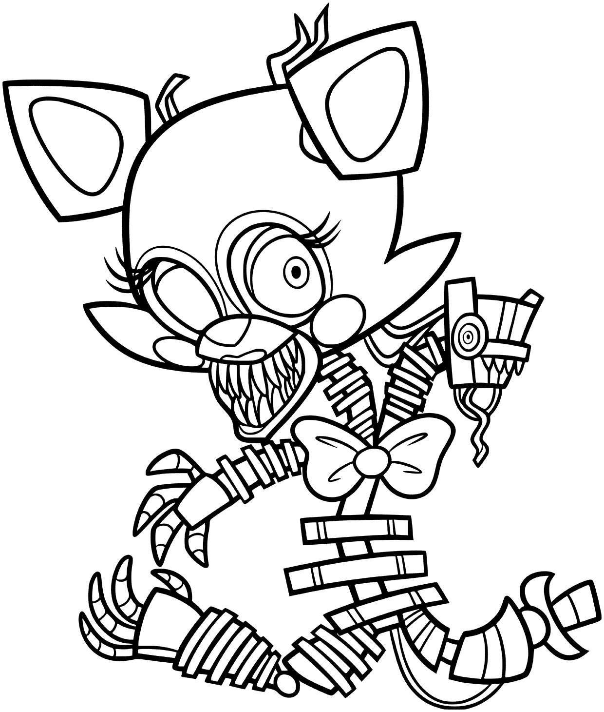 Fnaf Coloring Pages Mangle At GetColorings Free Printable Colorings Pages To Print And Color