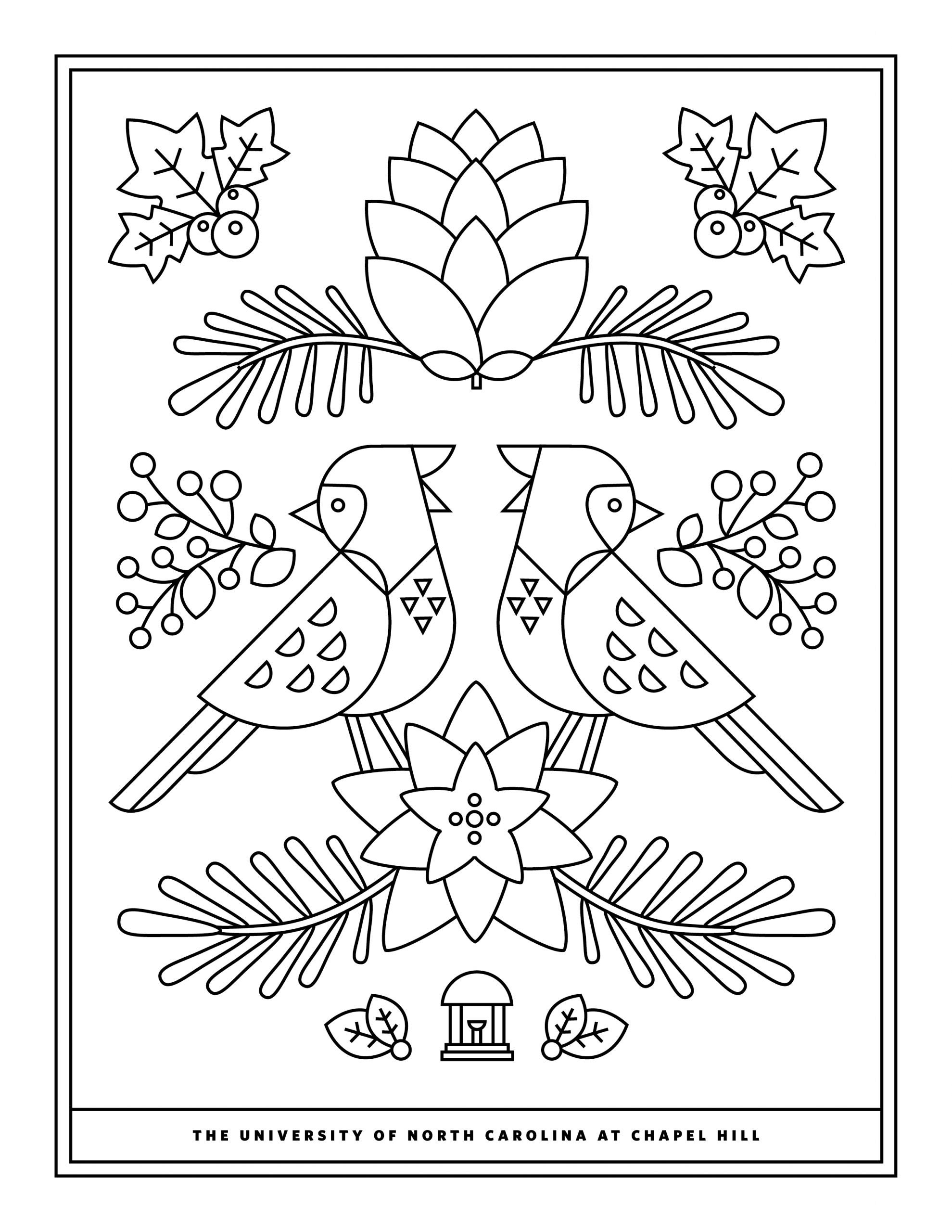 Folk Art Christmas Coloring Pages Coloring Pages