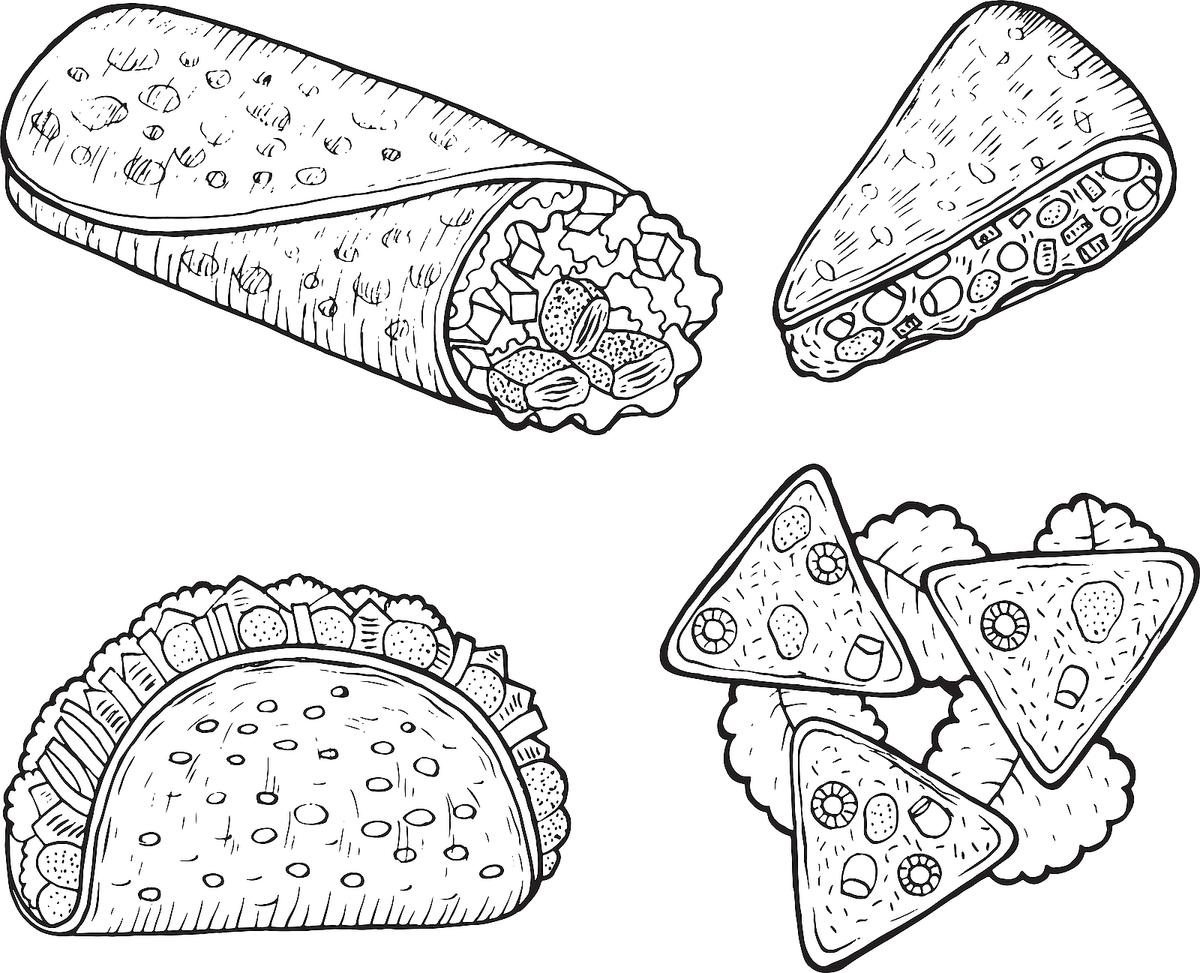 Food Coloring Pages 20 Free Printable Coloring Pages Of Food That Will Make Your Stomach Growl