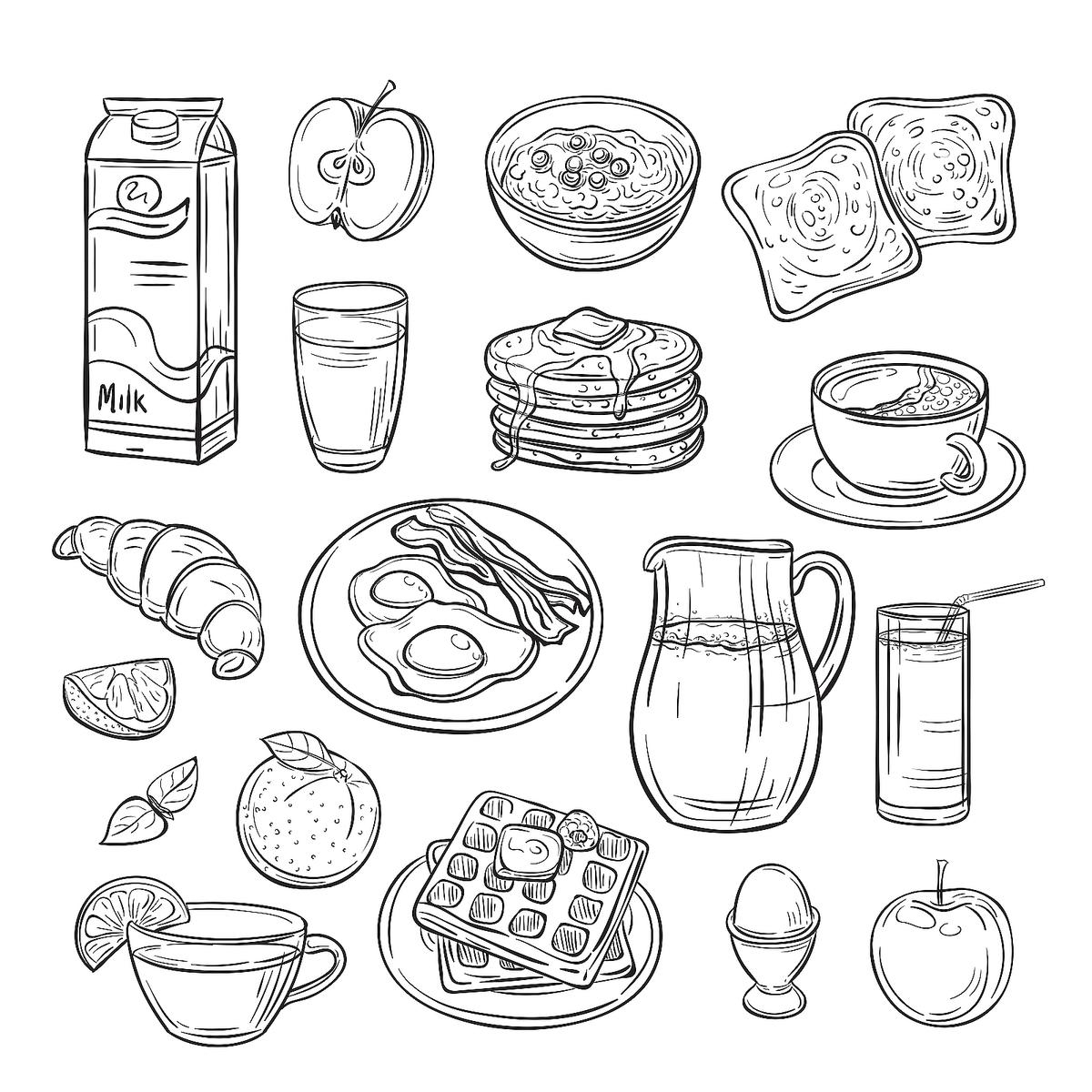 Food Coloring Pages 20 Free Printable Coloring Pages Of Food That Will Make Your Stomach Growl