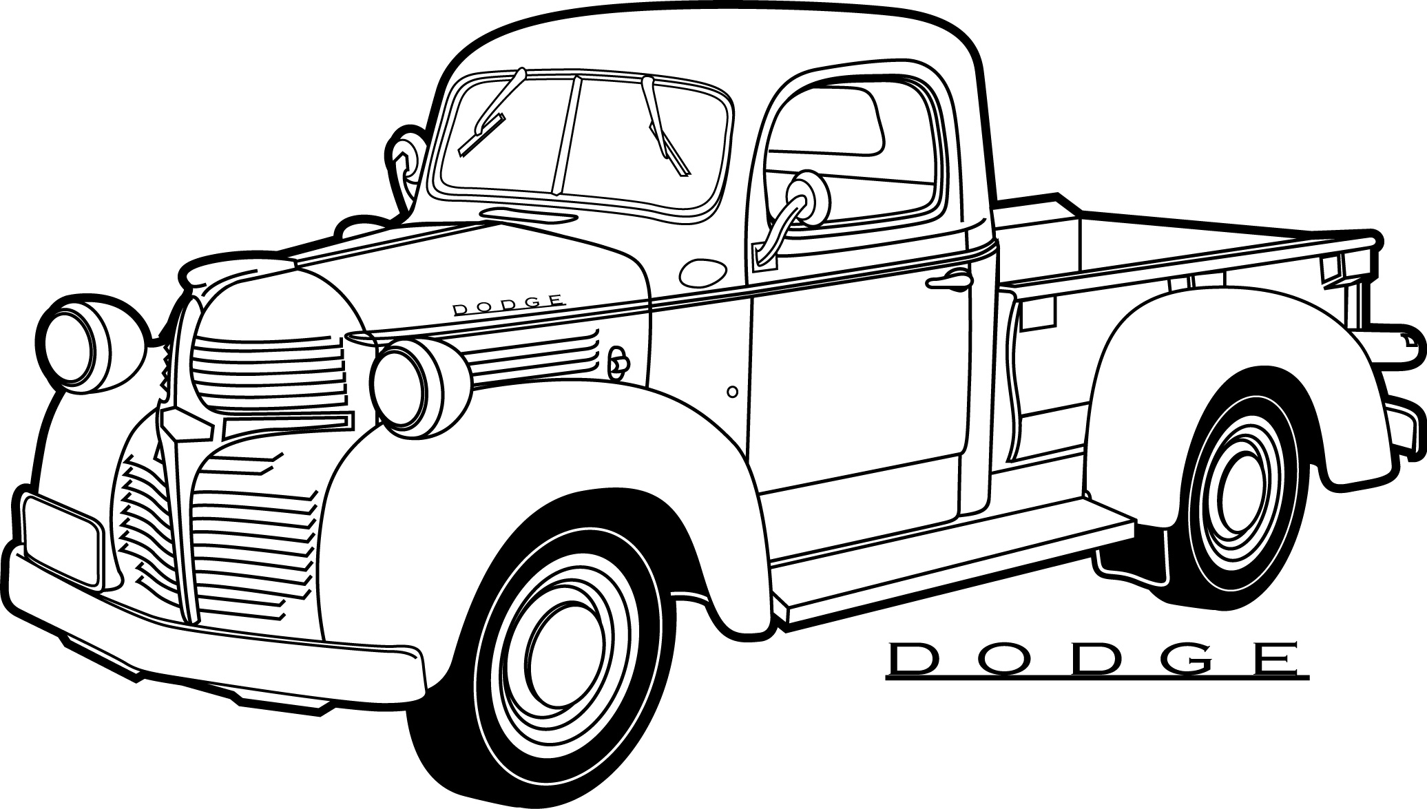 Free Printable Ford Coloring Pages