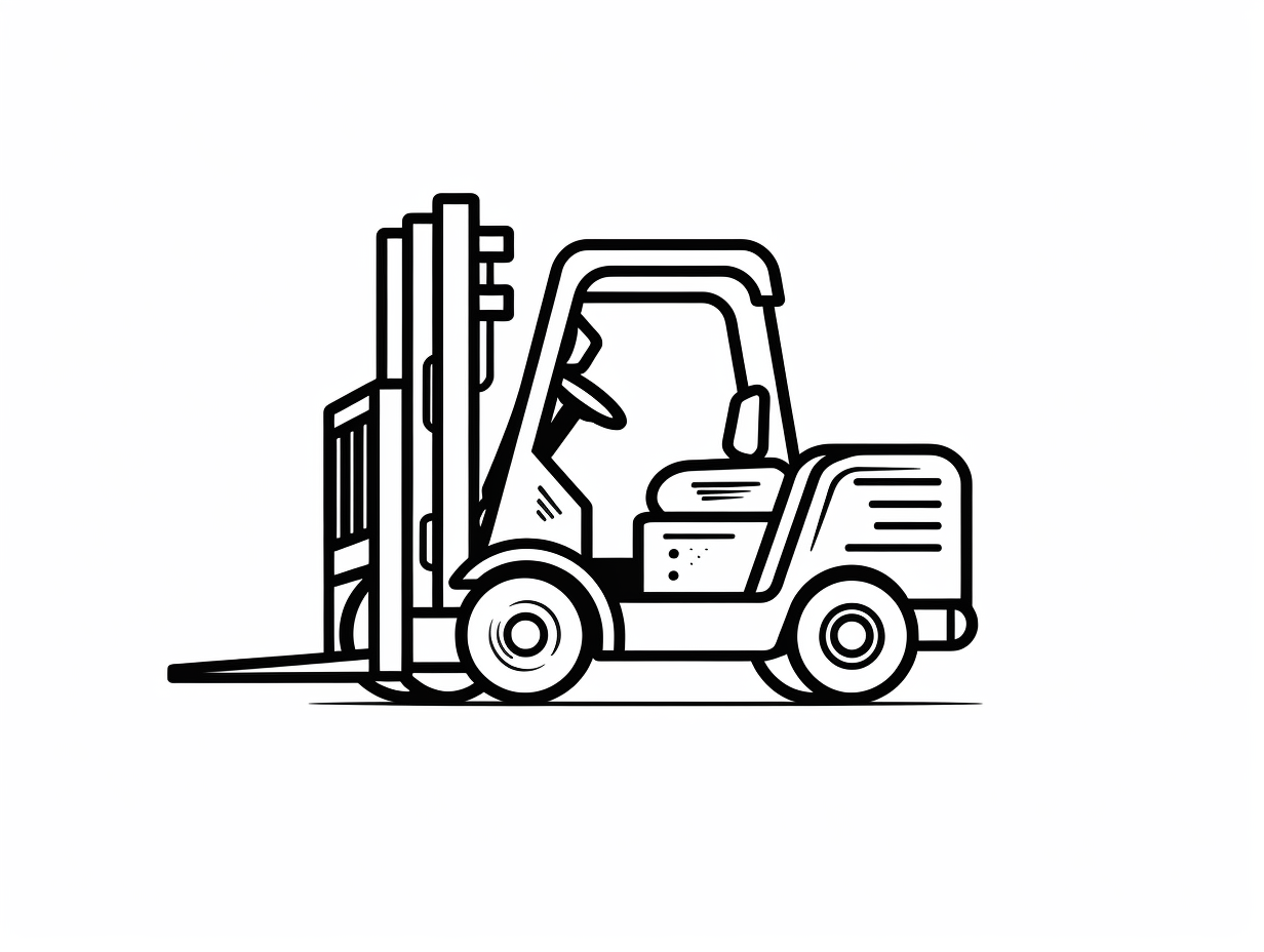 Forklift Coloring Pages Top 59 Free Printable Designs