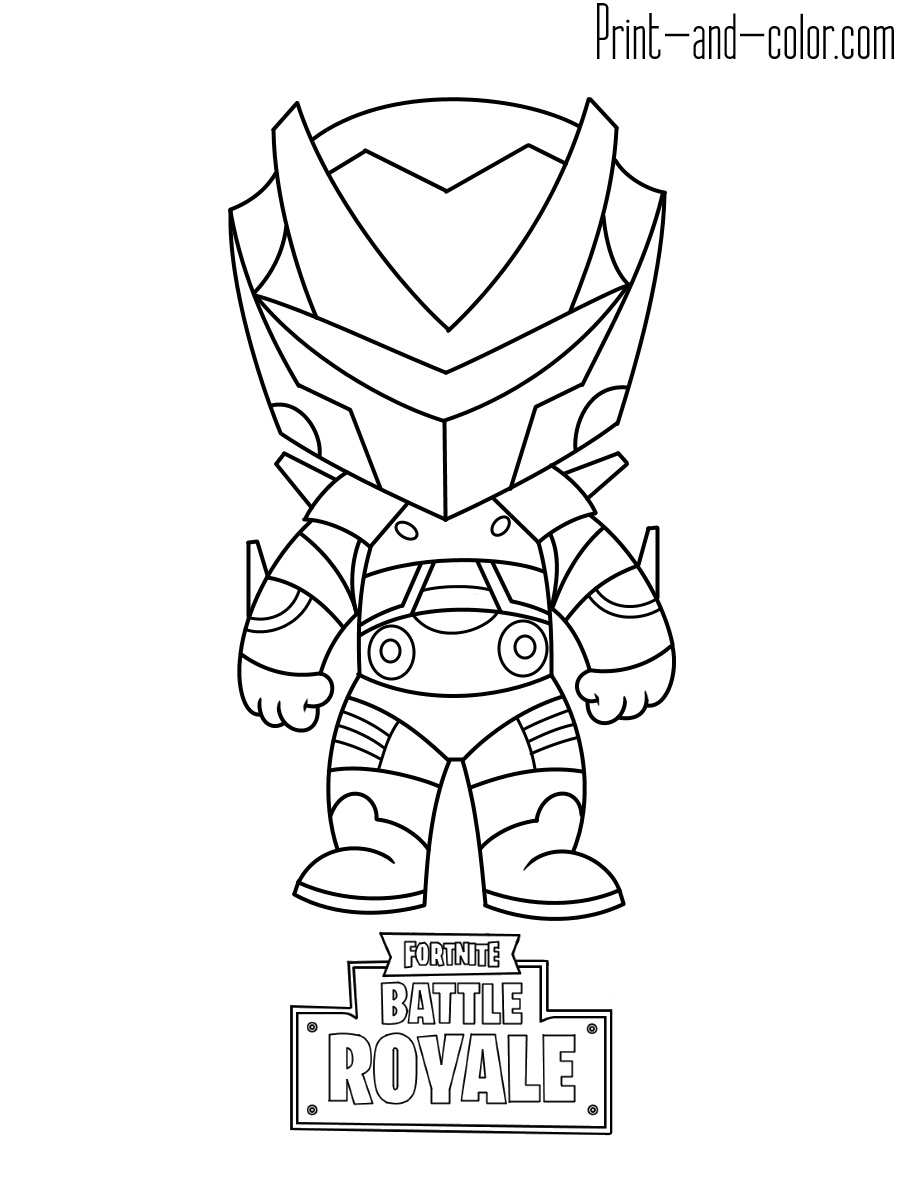 Fortnite Coloring Pages Printable