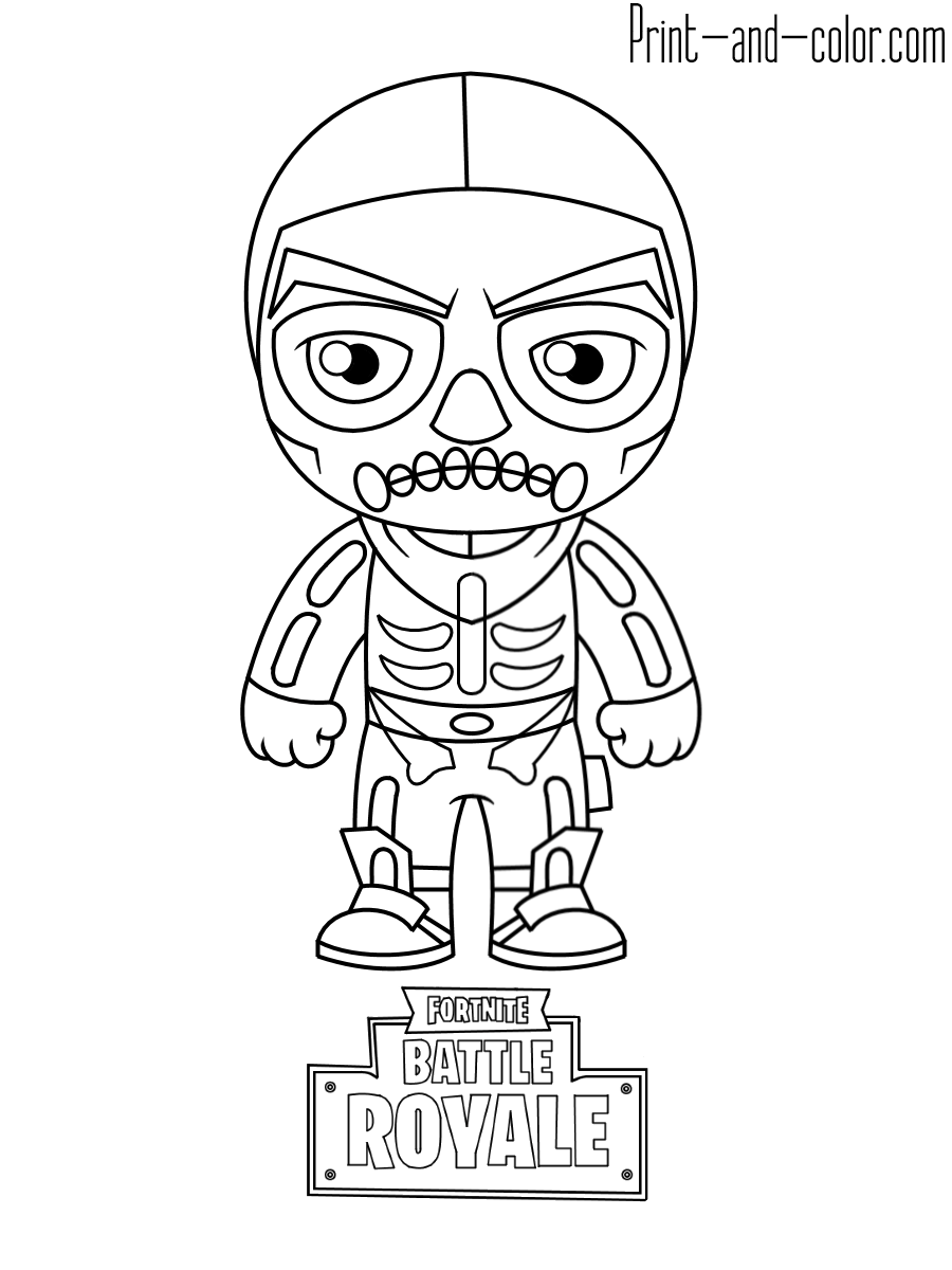 Free Printable Fortnite Coloring Pages