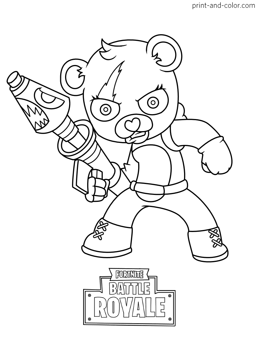 Fortnite Printables Coloring Pages