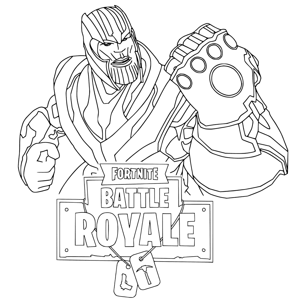 Fortnite Coloring Pages Printable Ragnarok