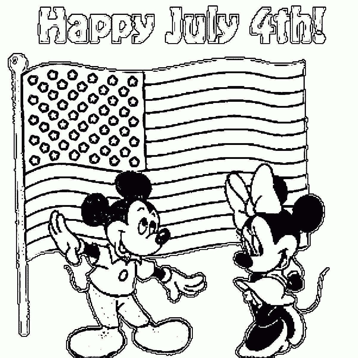 Fourth Of July Coloring Pages Printable