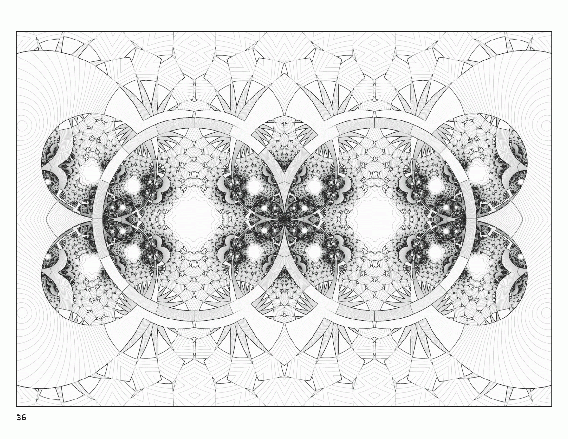 Free Printable Fractal Coloring Pages