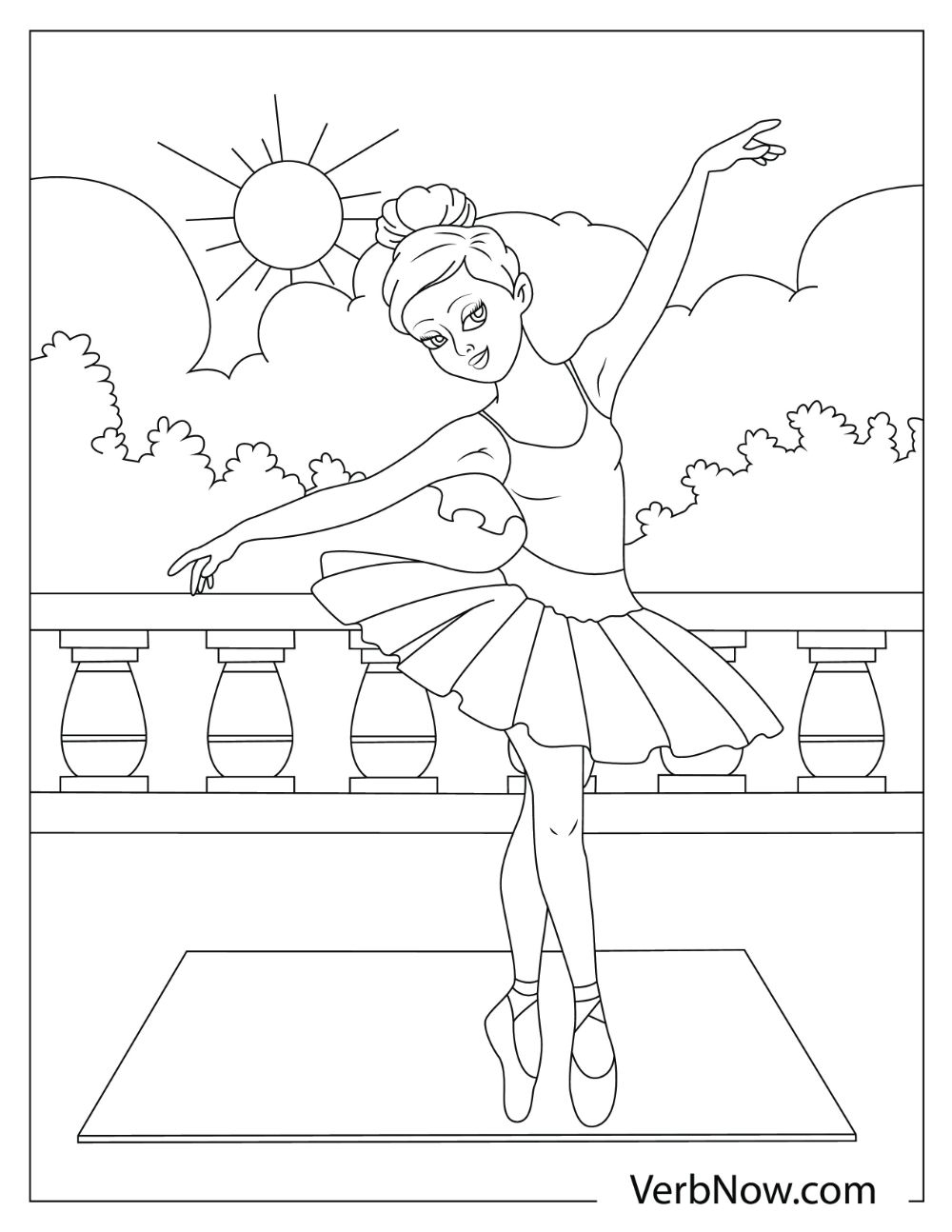 Dance Coloring Pages Free Printable