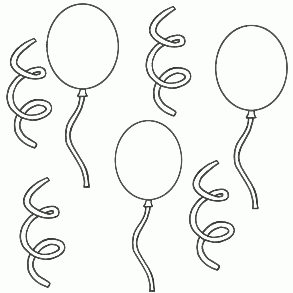 Free Balloon Coloring Pages Printable Download Free Balloon Coloring Pages Printable Png Images