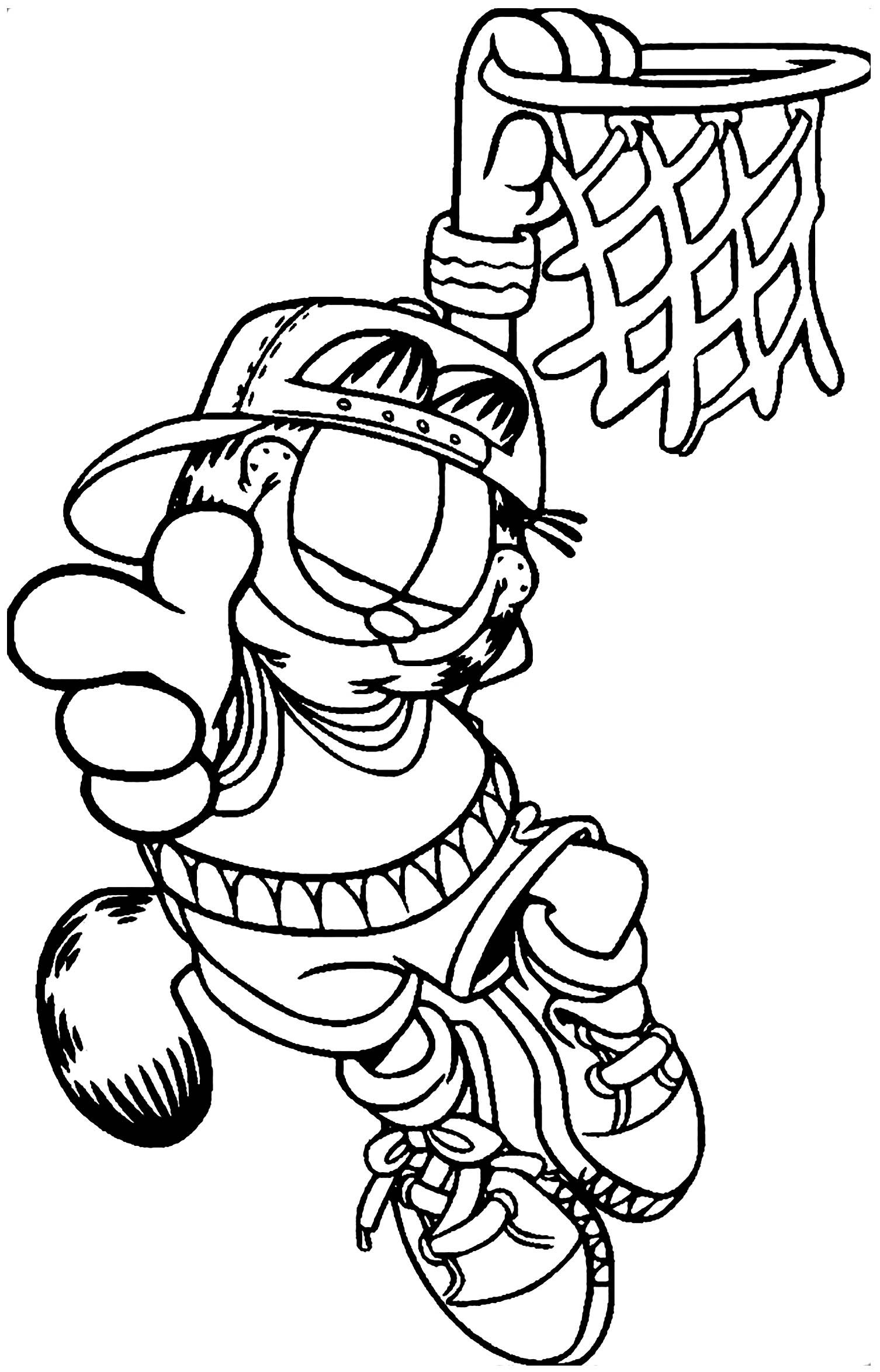 Basket Coloring Pages Printable