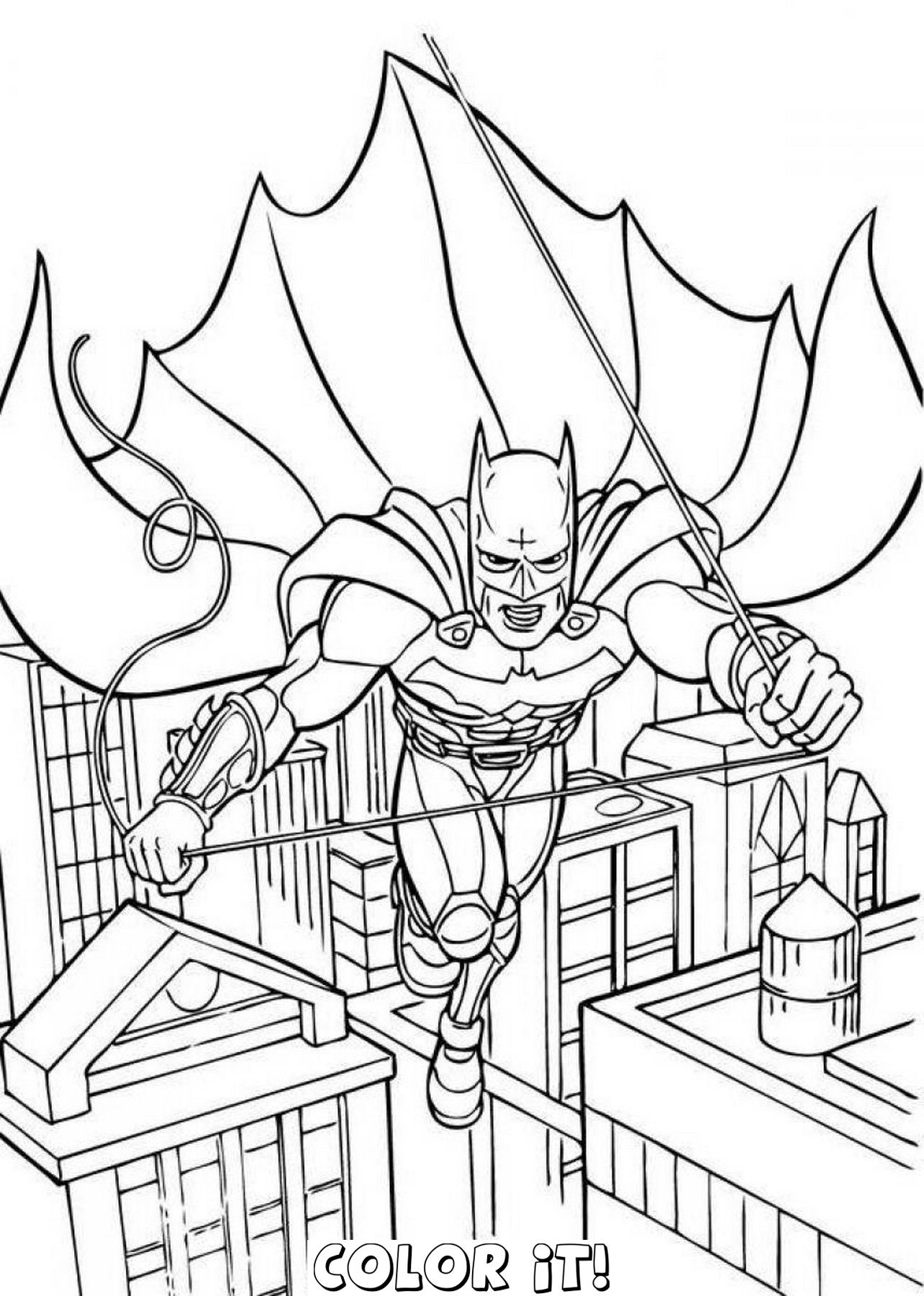 Free Printable Coloring Pages Batman