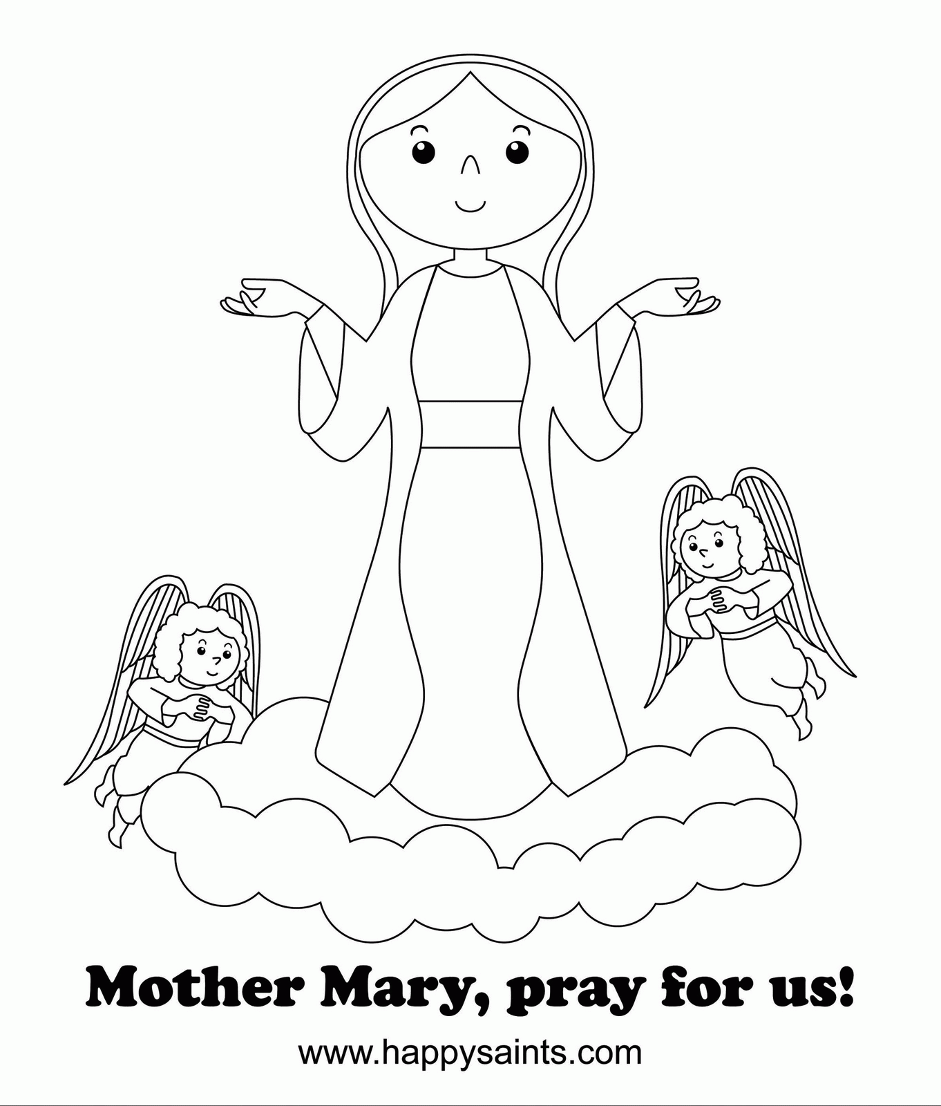 Free Blessed Mary Coloring Pages Download Free Blessed Mary Coloring Pages Png Images Free