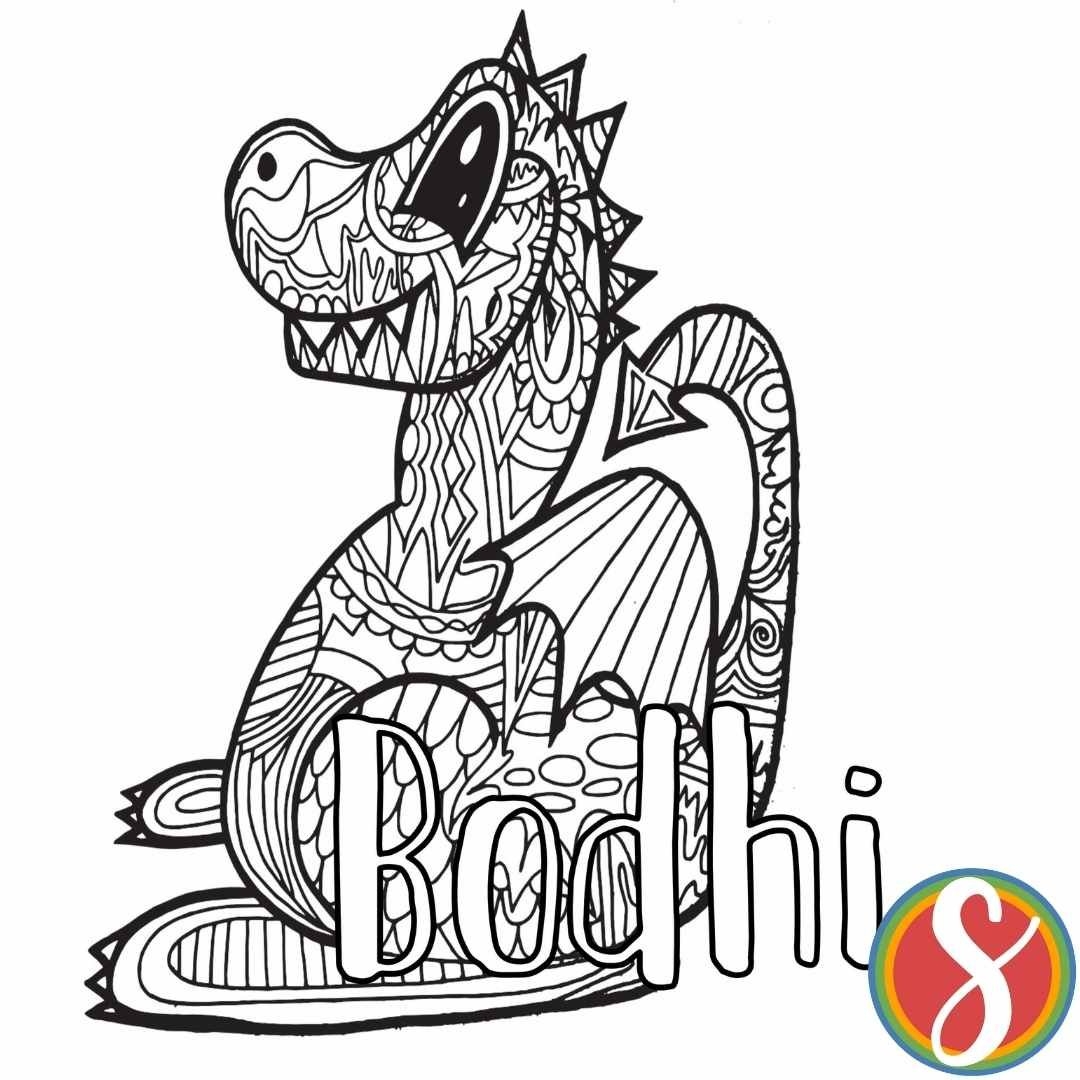 Free Bodhi Coloring Pages Stevie Doodles