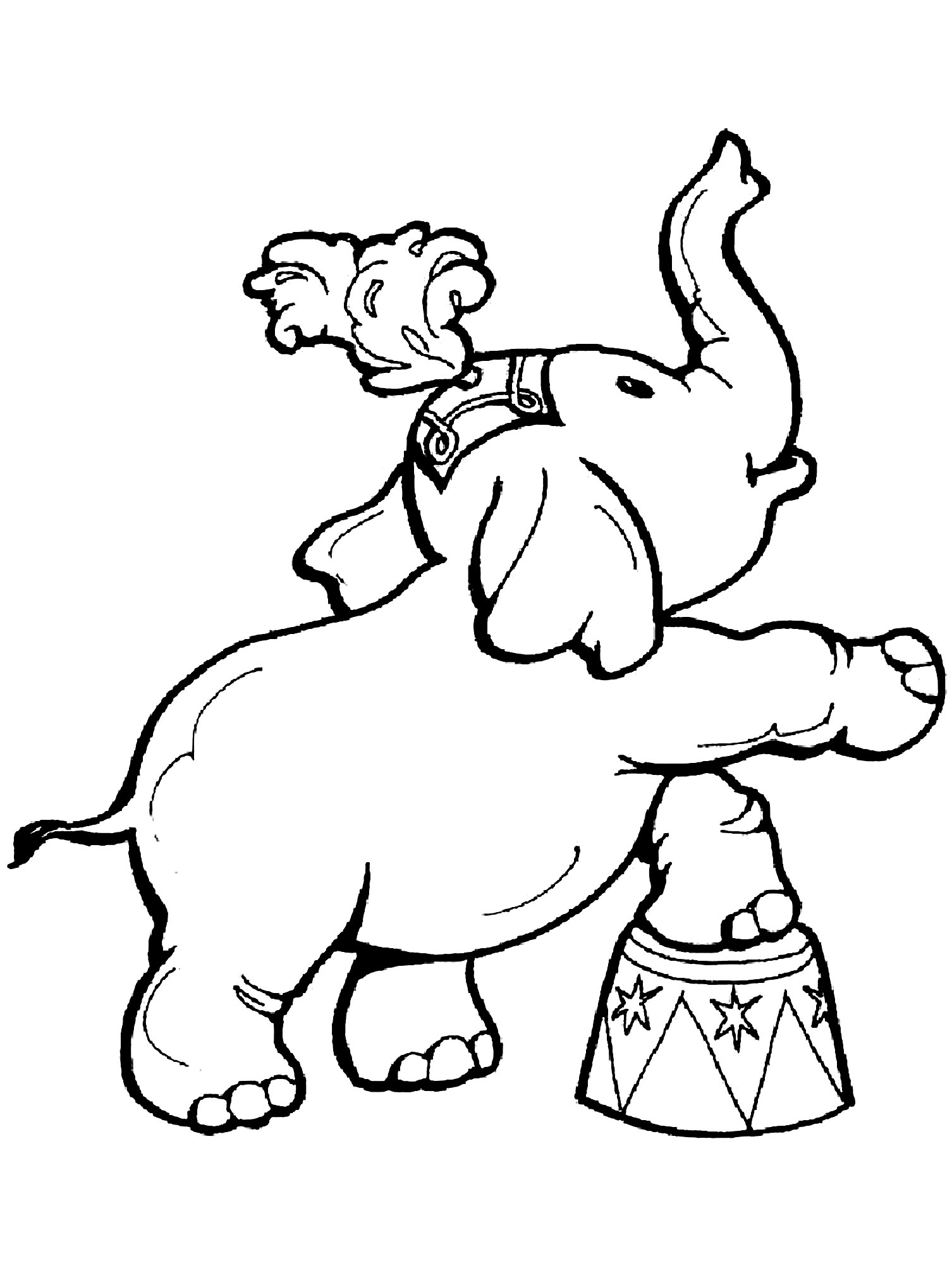 Free Printable Circus Coloring Pages