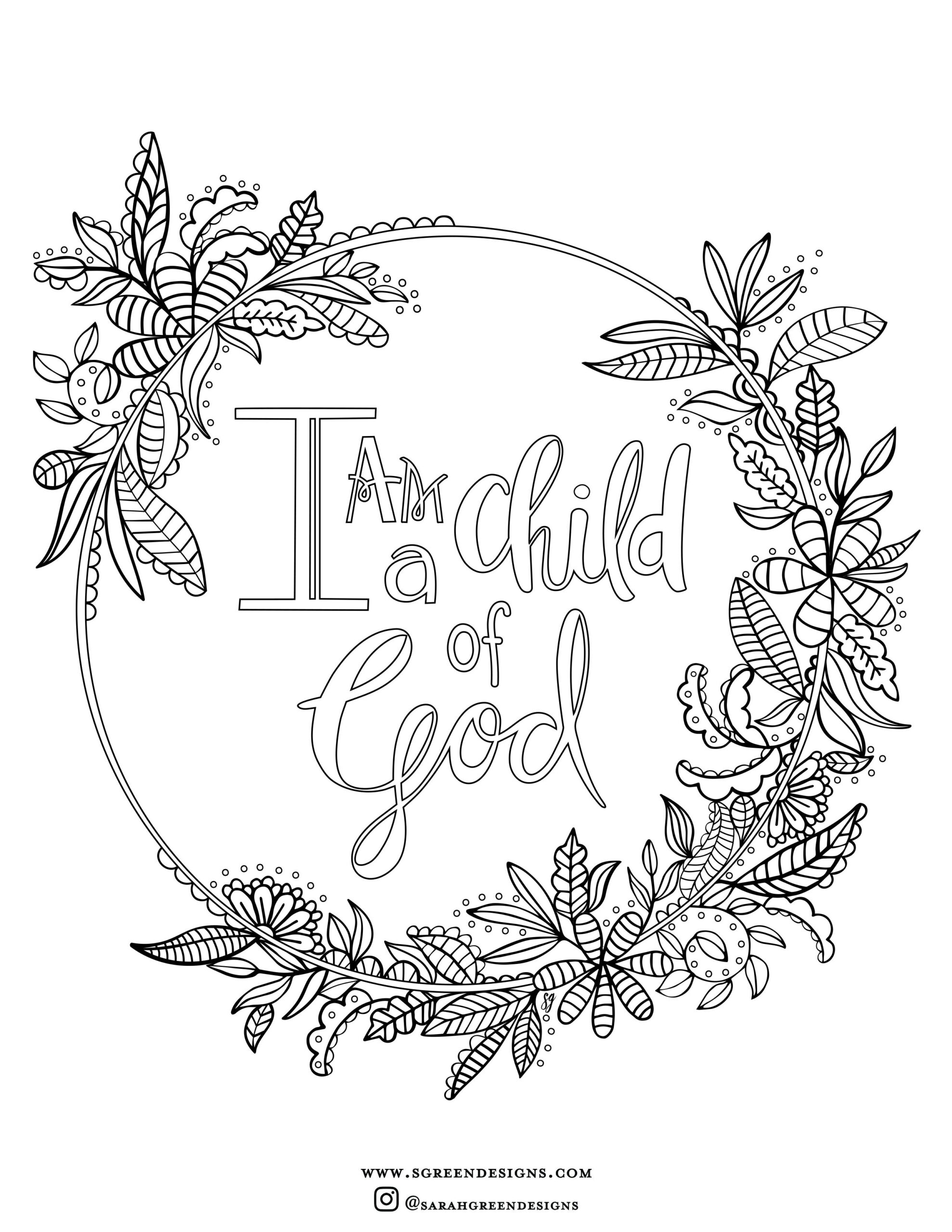 Free Printable Religious Coloring Pages