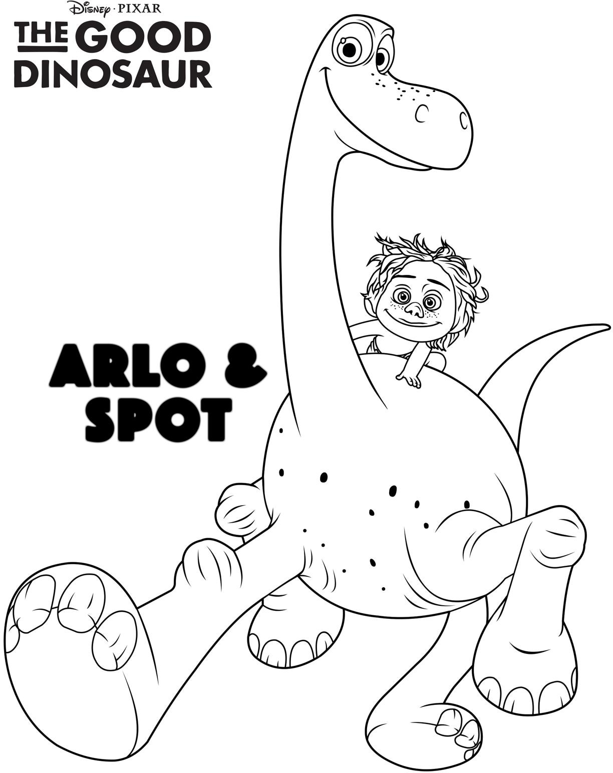 Free Coloring Pages And Activities From The Good Dinosaur The Adventures Of Life Spontaneous Travel Food And Fun