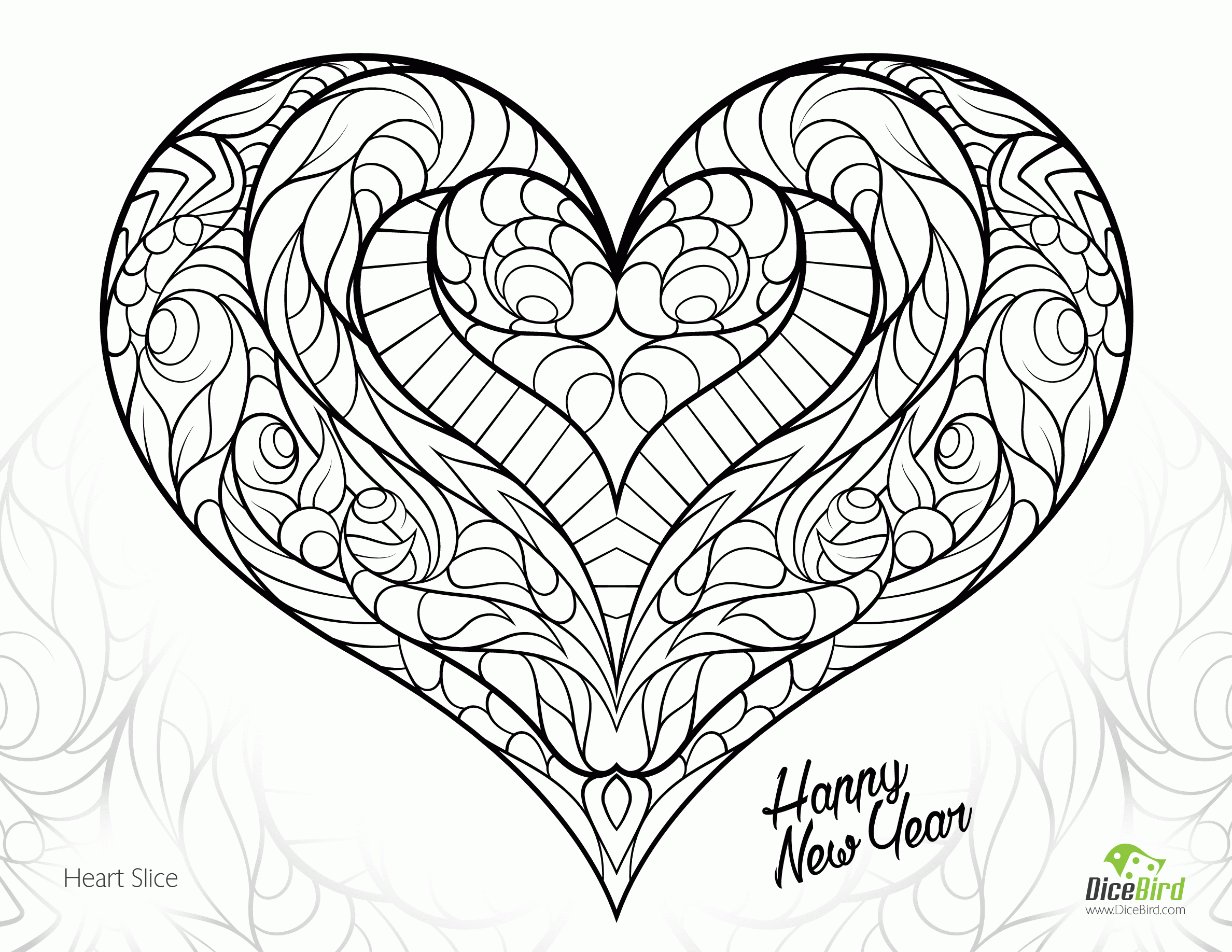 Adult Coloring Pages Printable Love