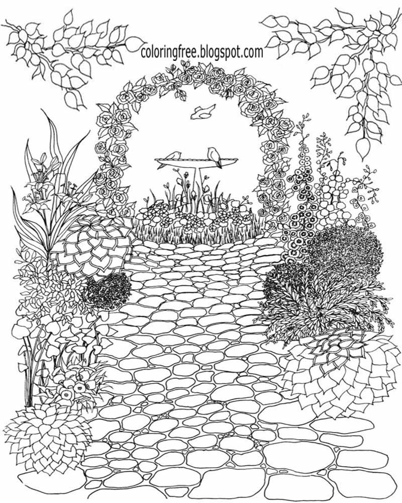 Free Coloring Pages Printable Pictures To Color Kids Drawing Ideas Beautiful Garden Coloring